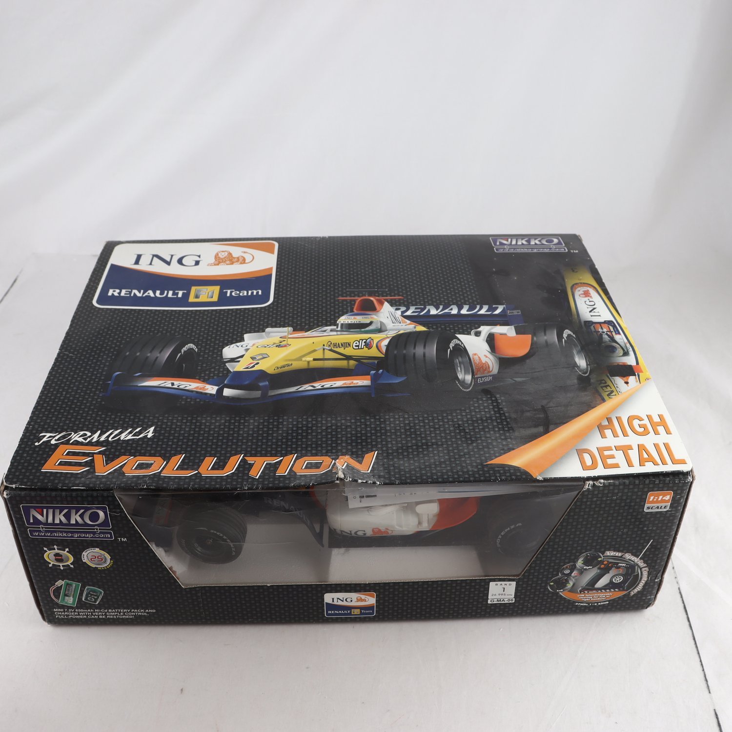 Radiostyrd bil, Nikko, formula evolution. Samfraktas ej.