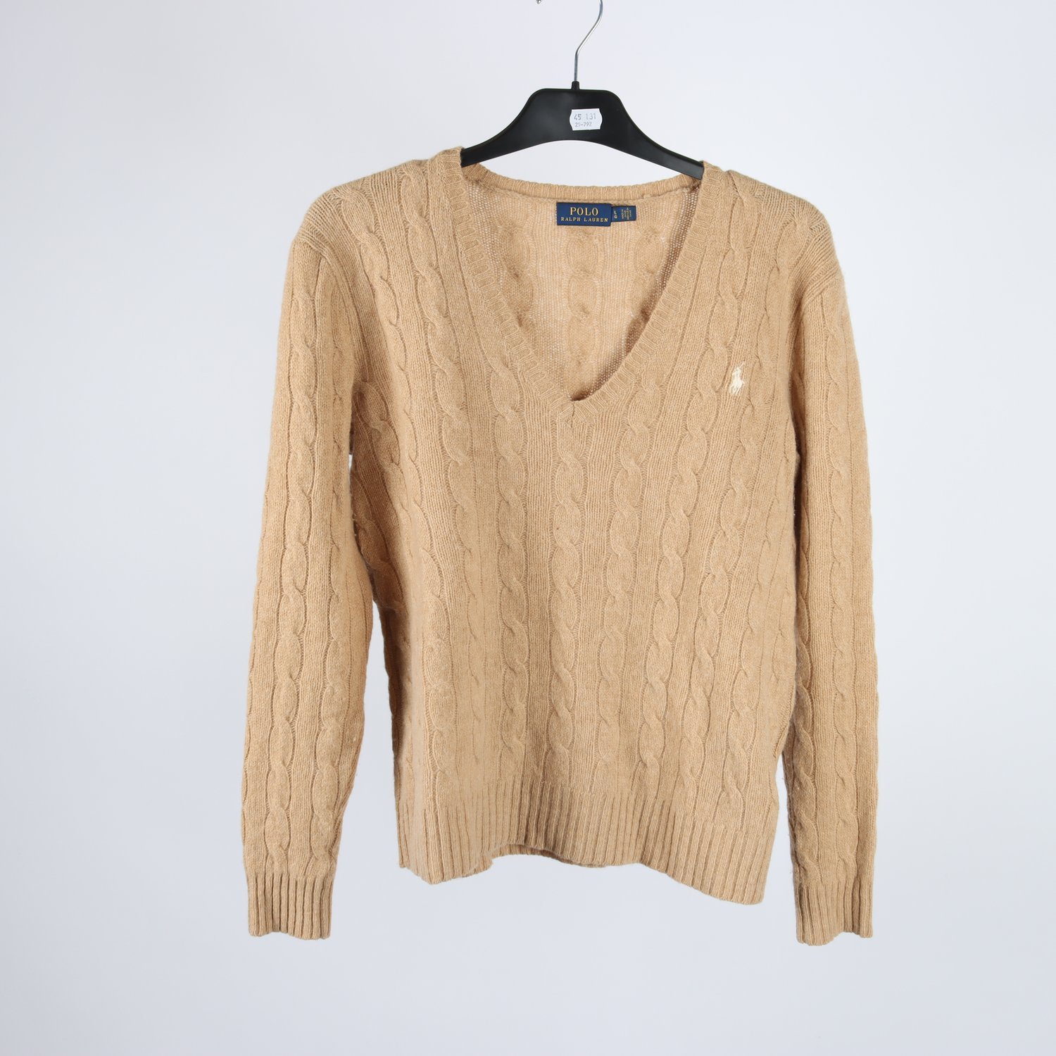 Stickad tröja, Polo Ralph Lauren, 100% ull, stl. L