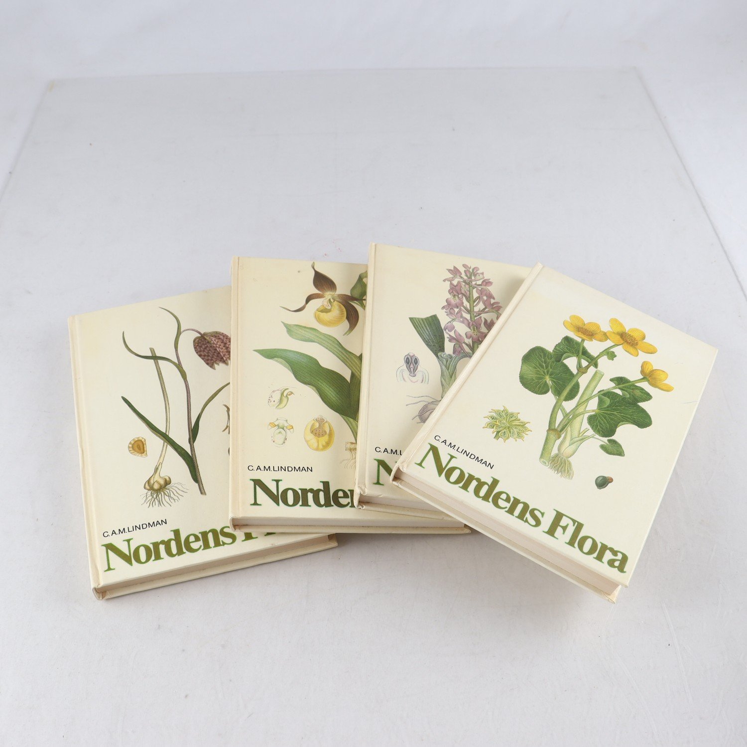Nordens flora, C.A.M Lidman, vol.1-4