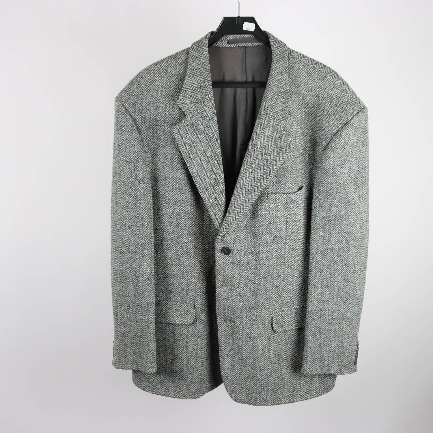 Kavaj, Harris Tweed, grå, stl. 56