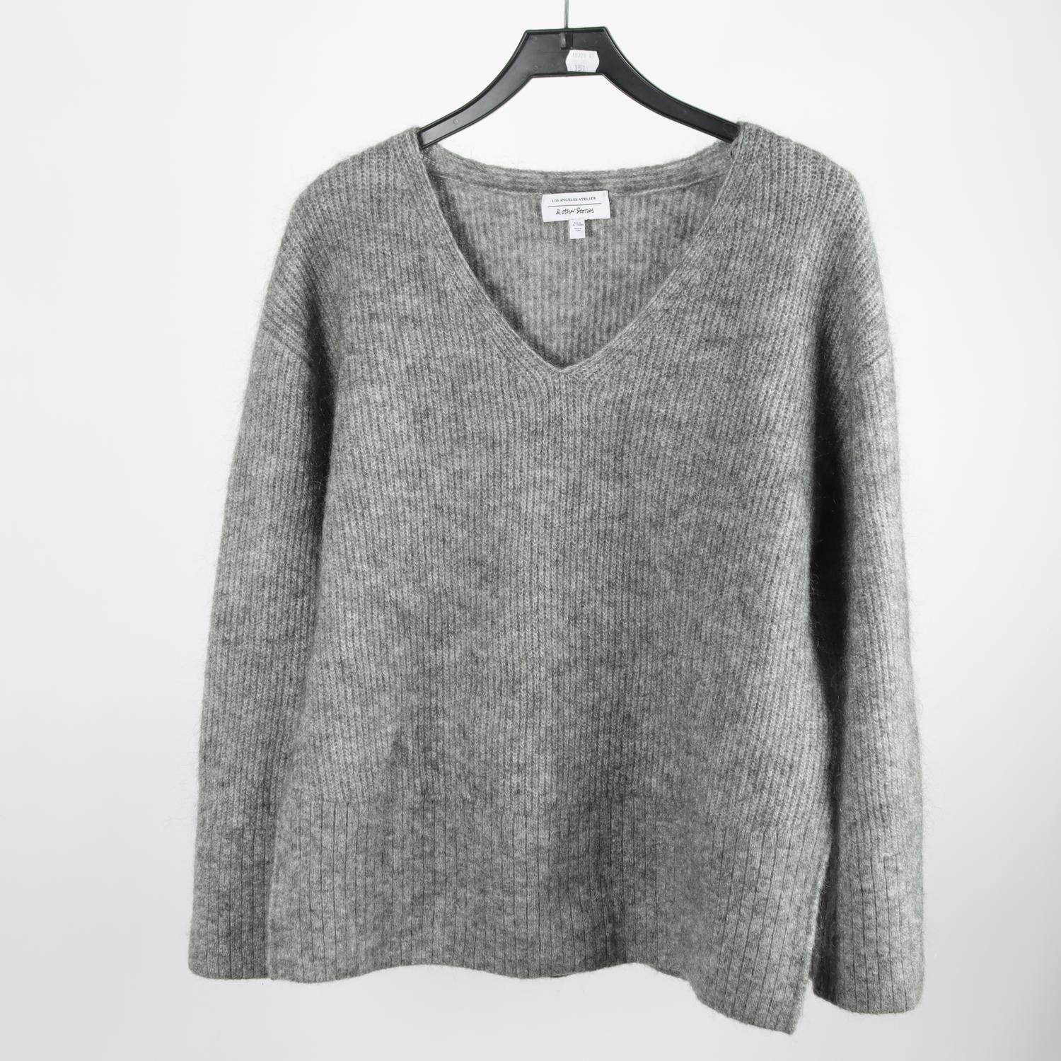 Stickad tröja, & Other stories, rå, ullmix stl. M