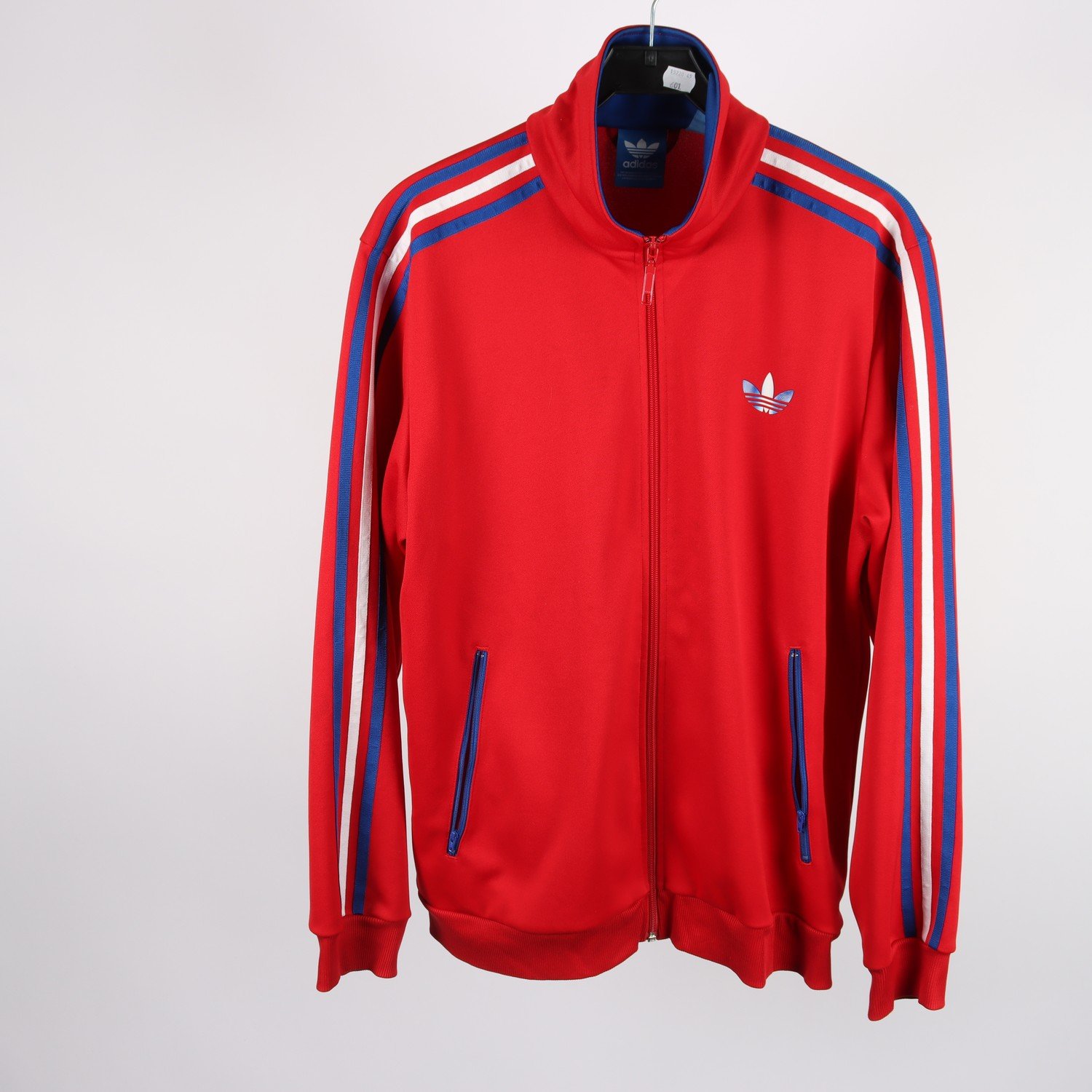 Sportjacka, Adidas, röd, stl. L