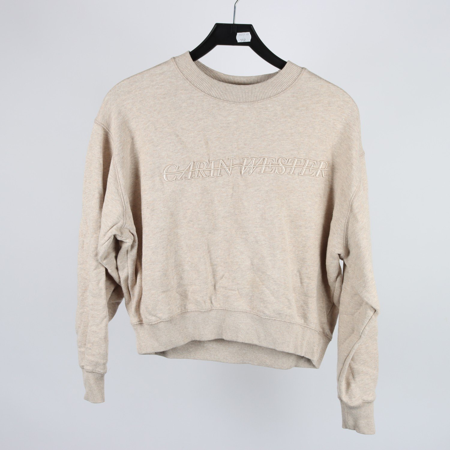 Sweatshirt, Carin Wester, gråbeige, stl. XS
