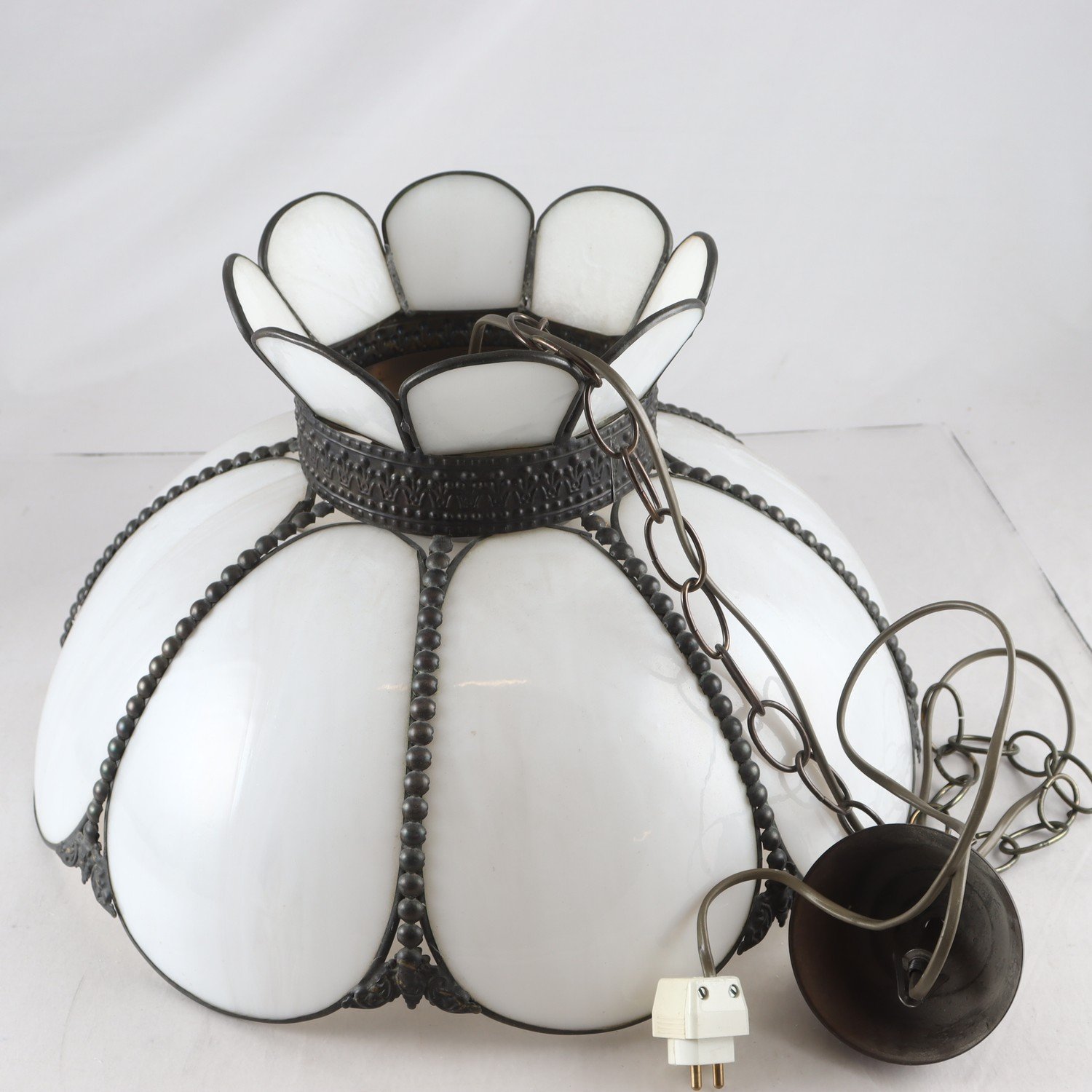 Taklampa, Tiffany Style. Endast avhämtning.