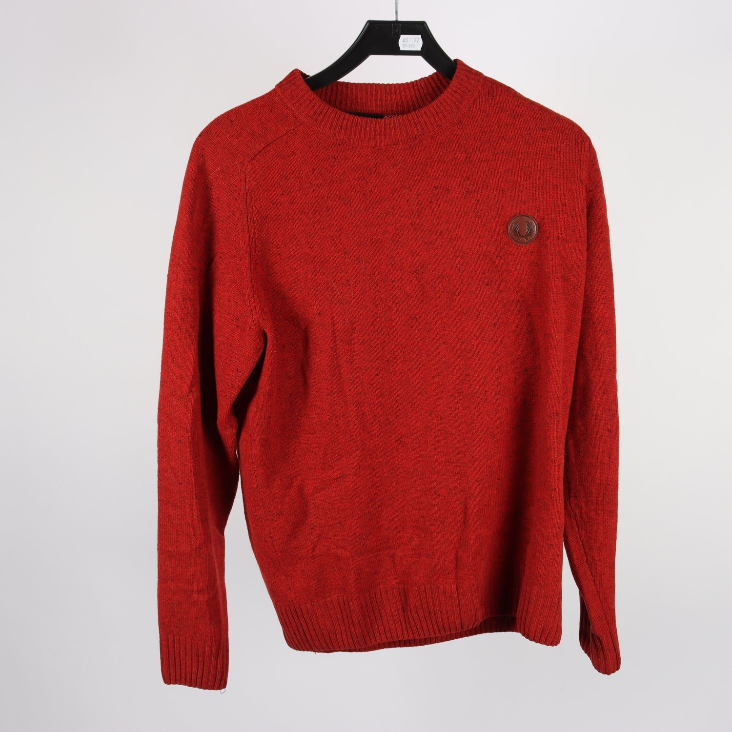 Stickad tröja, Fred Perry, 100% lammull, stl. M