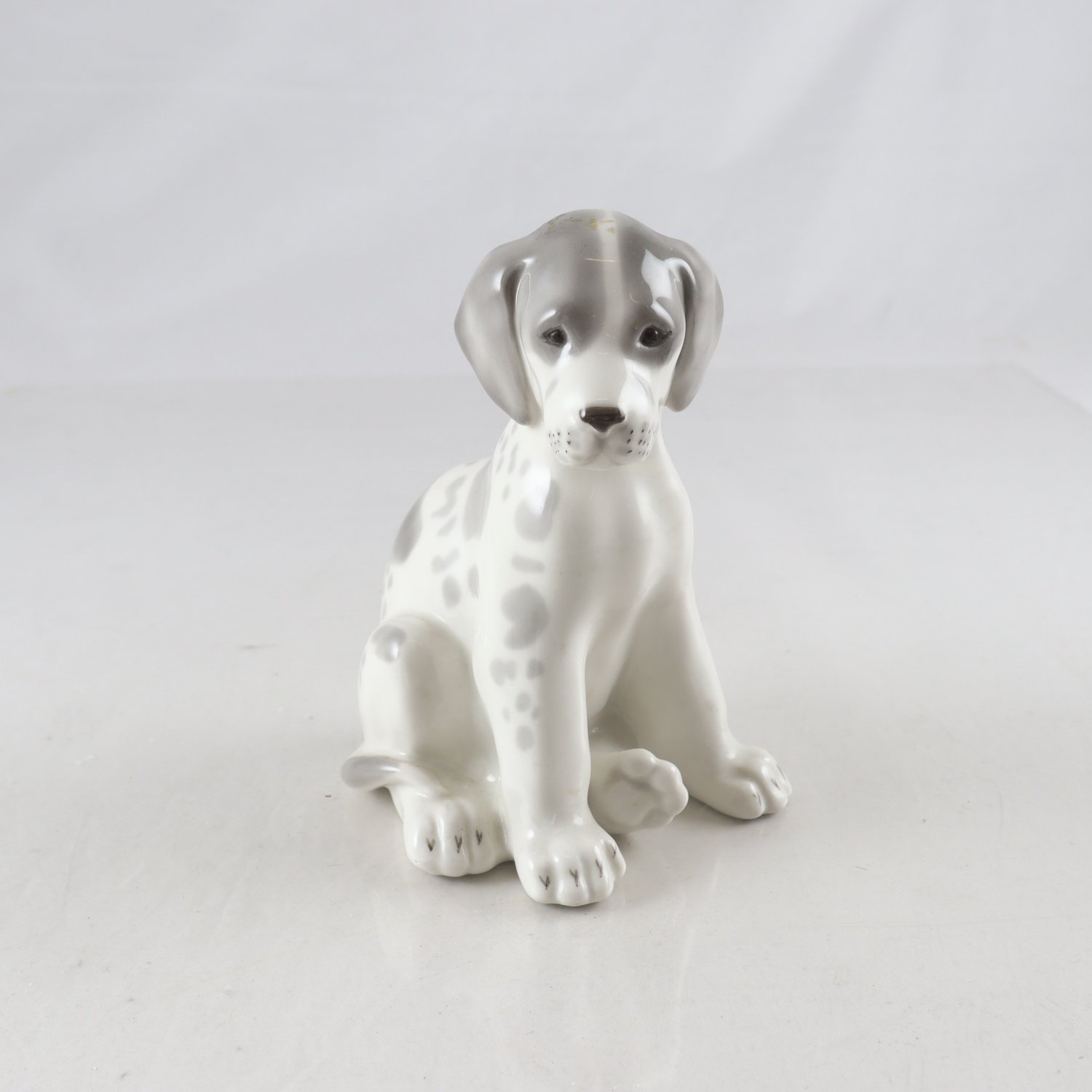 Figurin, Grand Danois valp, Lomonosov, made in USSR. Samfraktas ej