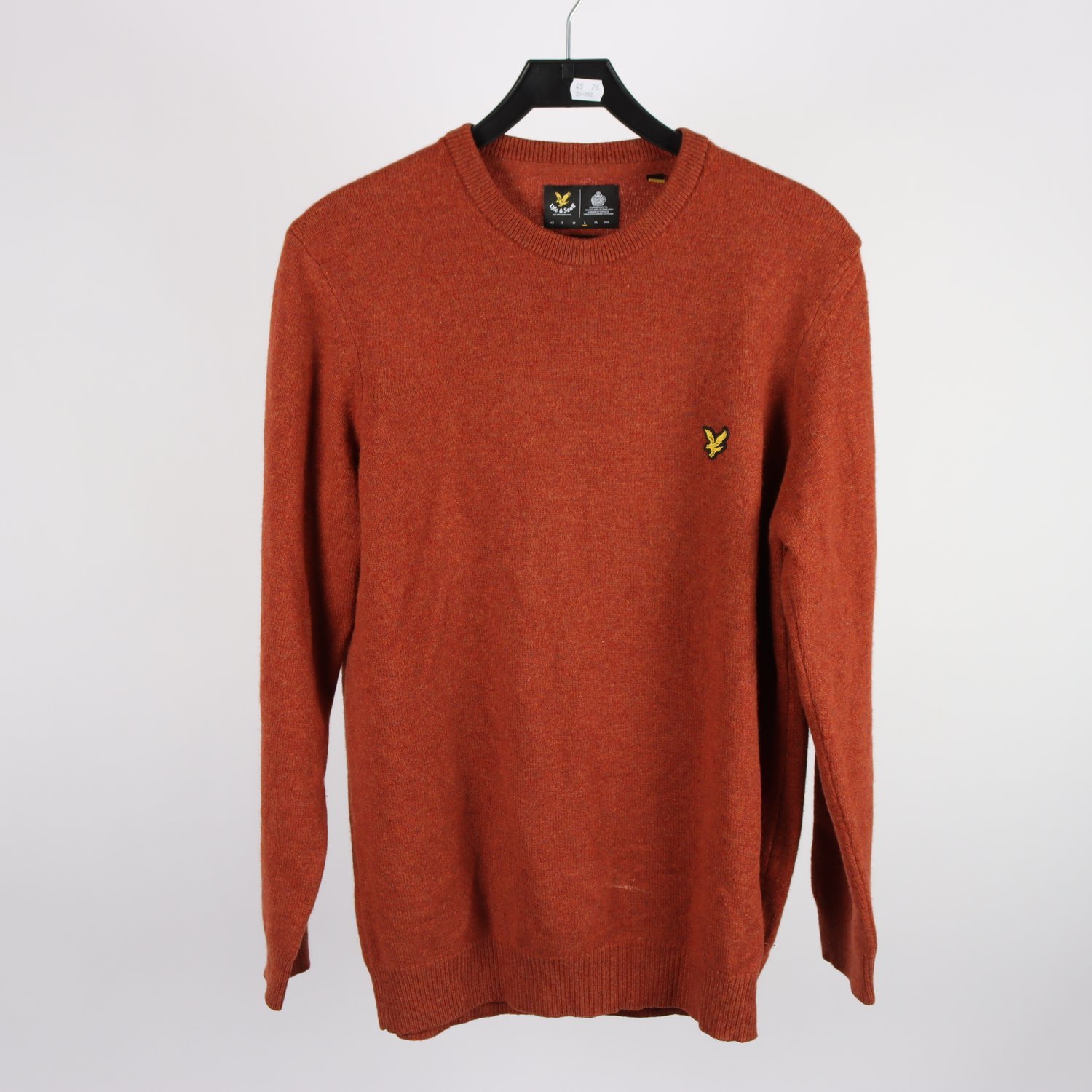 Stickad tröja, Lyle & Scott, 100% lammull, stl. L