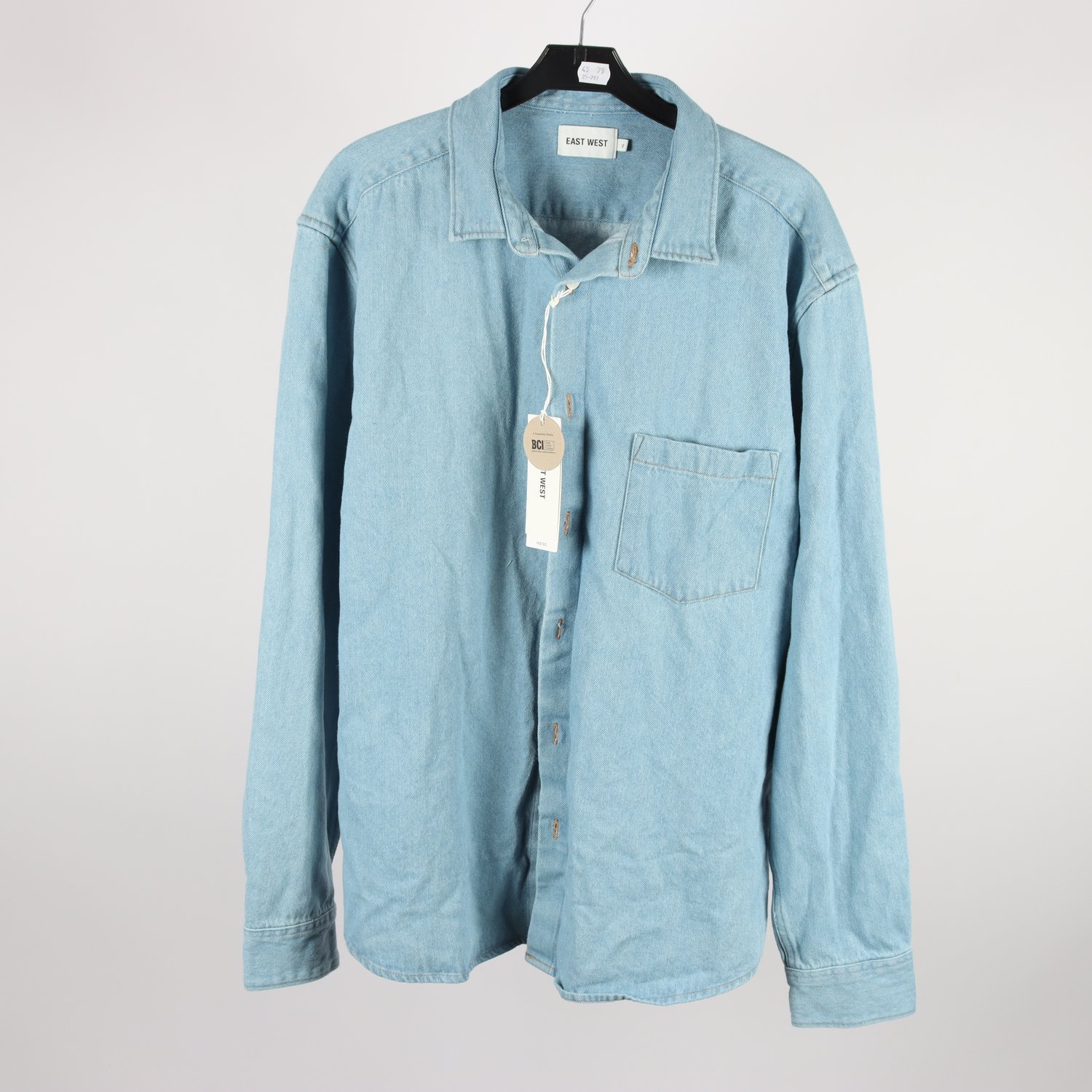 Jeansskjorta, East West, stl. XL
