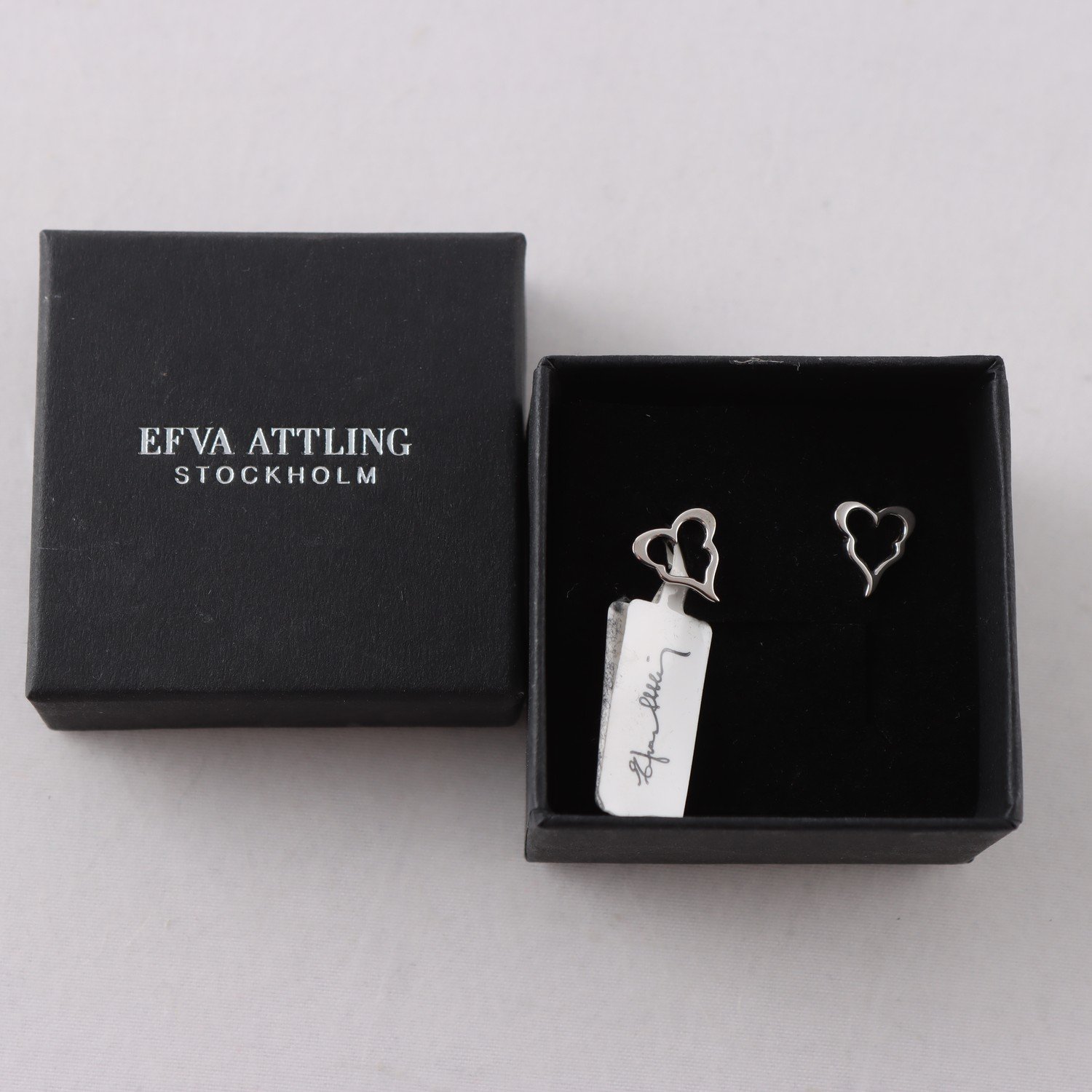 Örhängen, silver 925, Crazy Heart, Efva Attling, vikt: 1.4 g