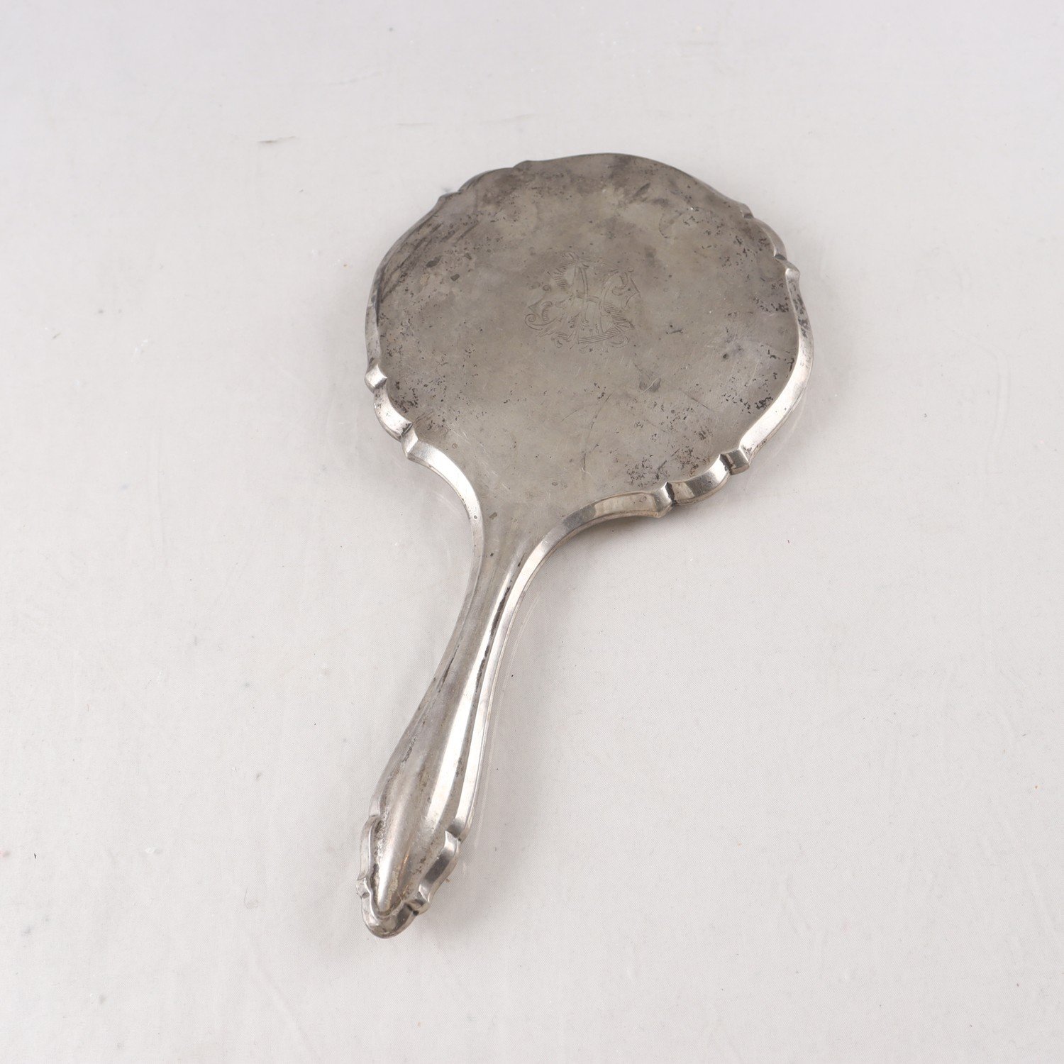 Handspegel, utan spegelglas, silver, 835, Hugo Grün & Co, Oy, Helsingfors