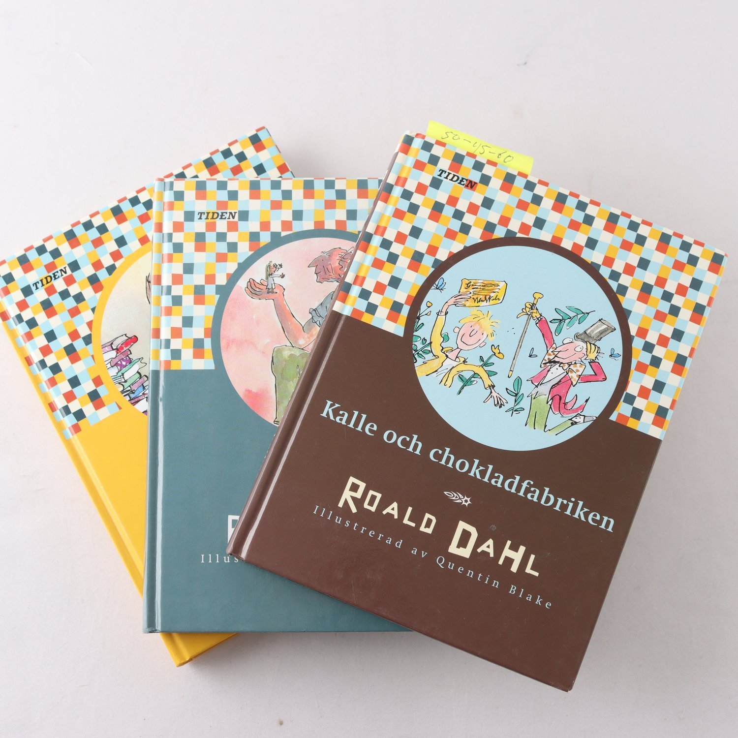 Roald Dahl, bokpaket med 3 volymer