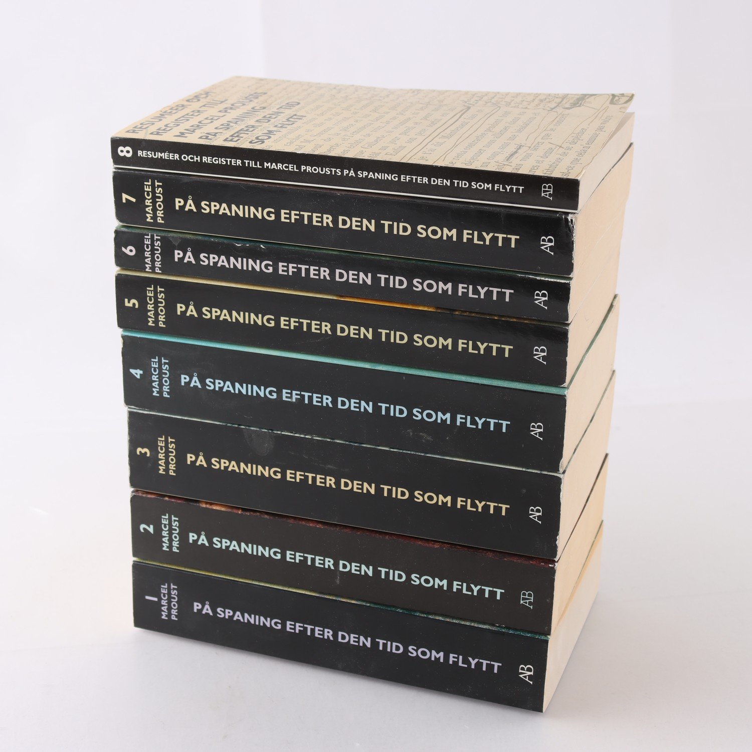 Marcel Proust, På spaning efter den tid som flytt, Vol. 1-8