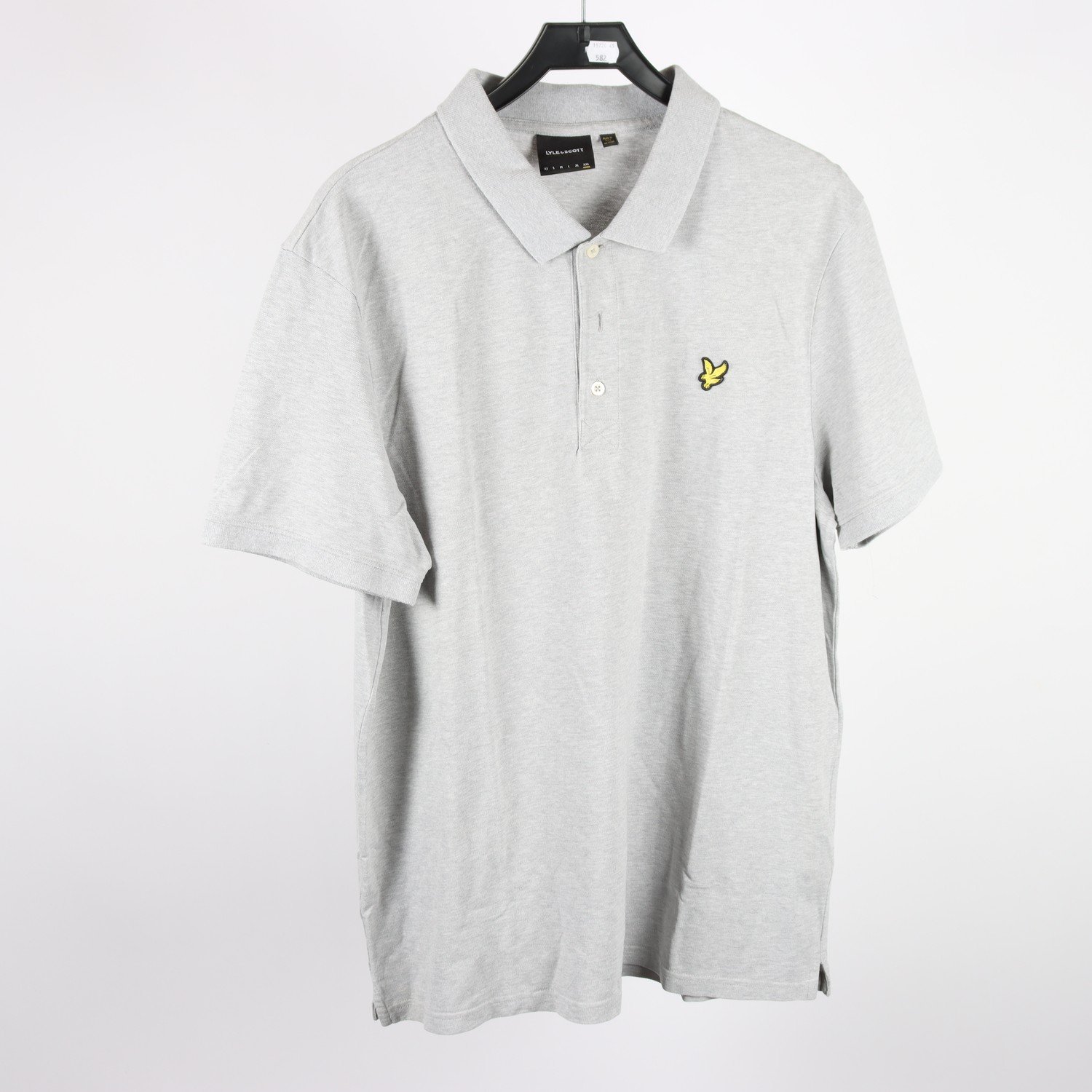 Pikètröja, Lyle & Scott, grå, stl. XXL