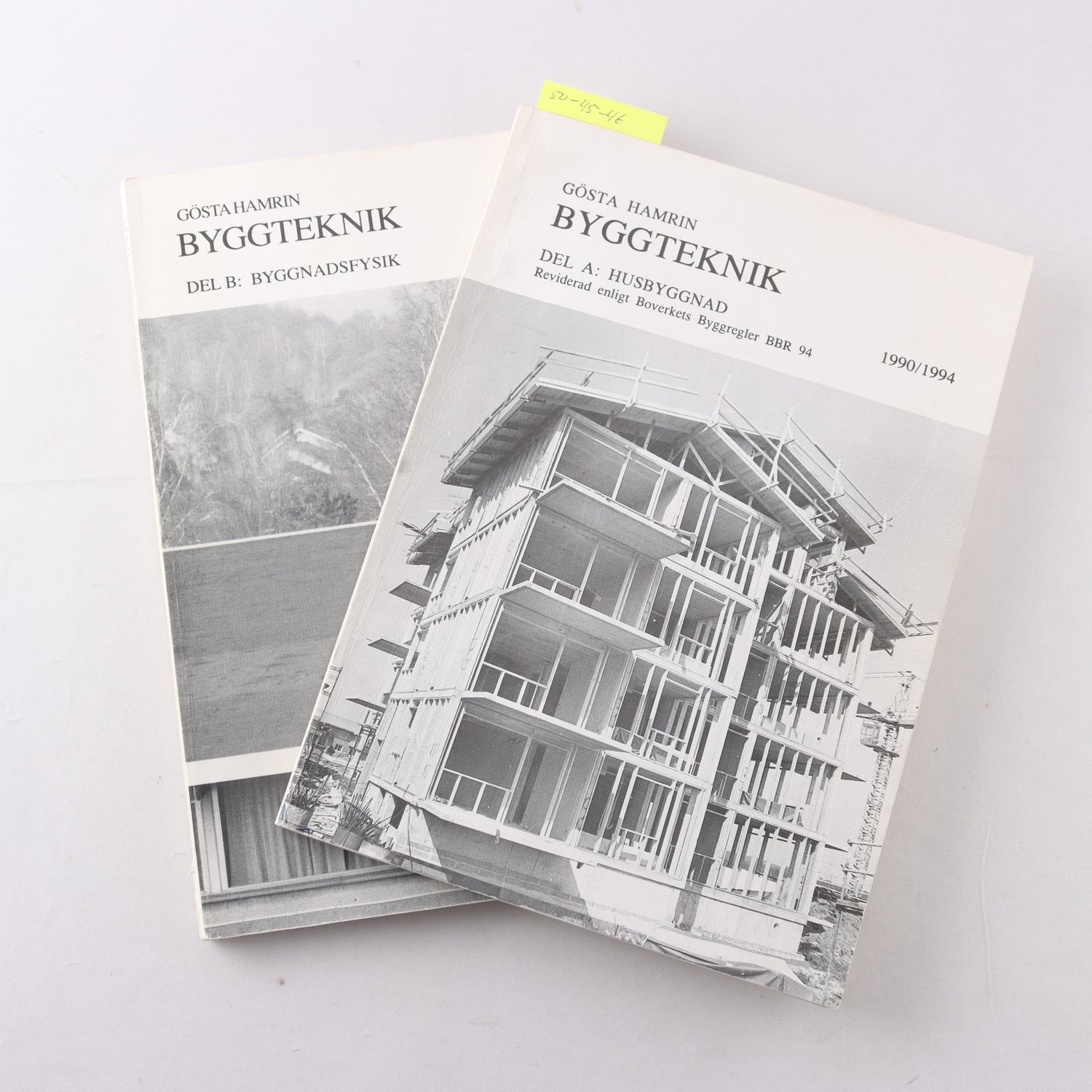 Gösta Hamrin, Byggteknik, Del A & B