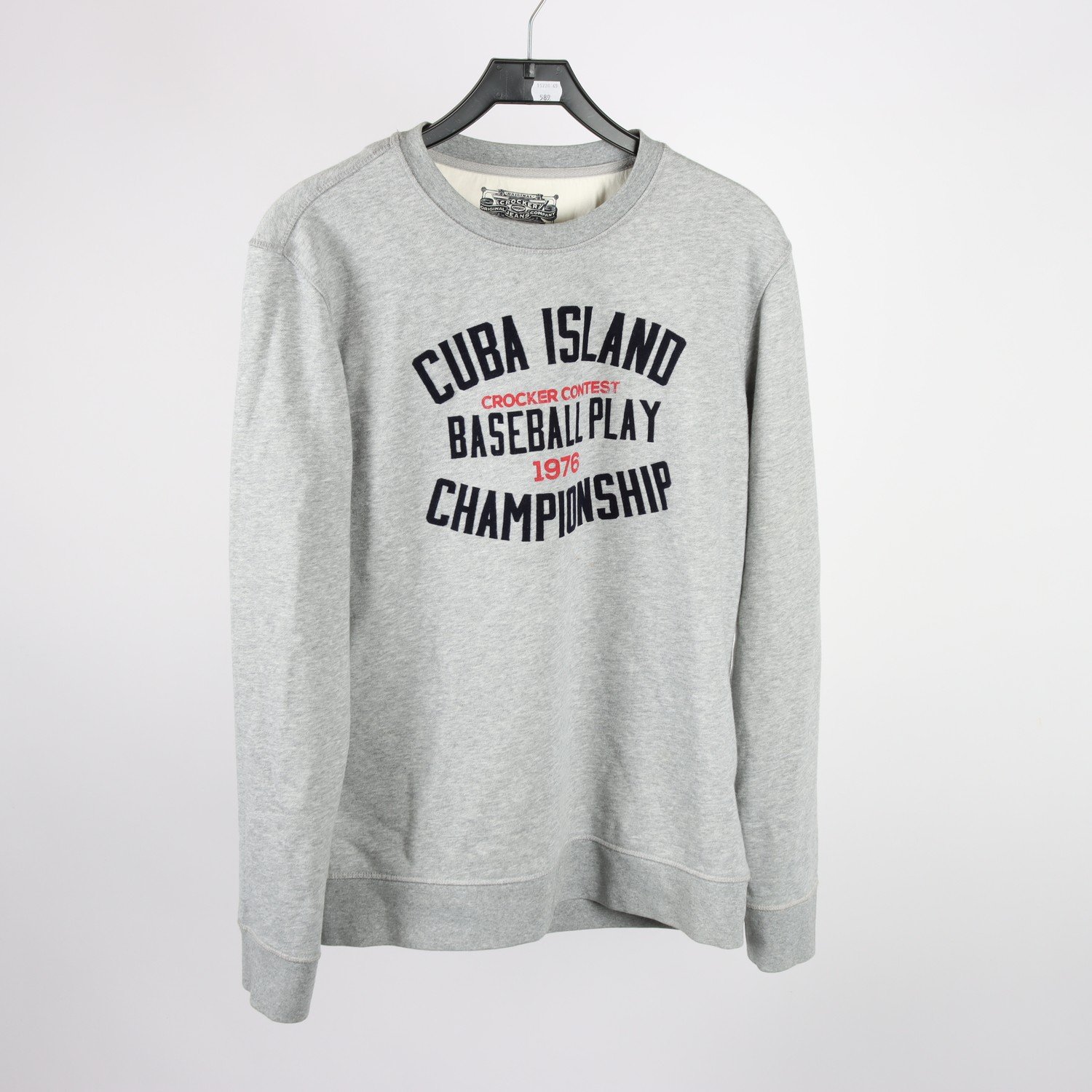 Sweatshirt, Crocker, grå, stl. M