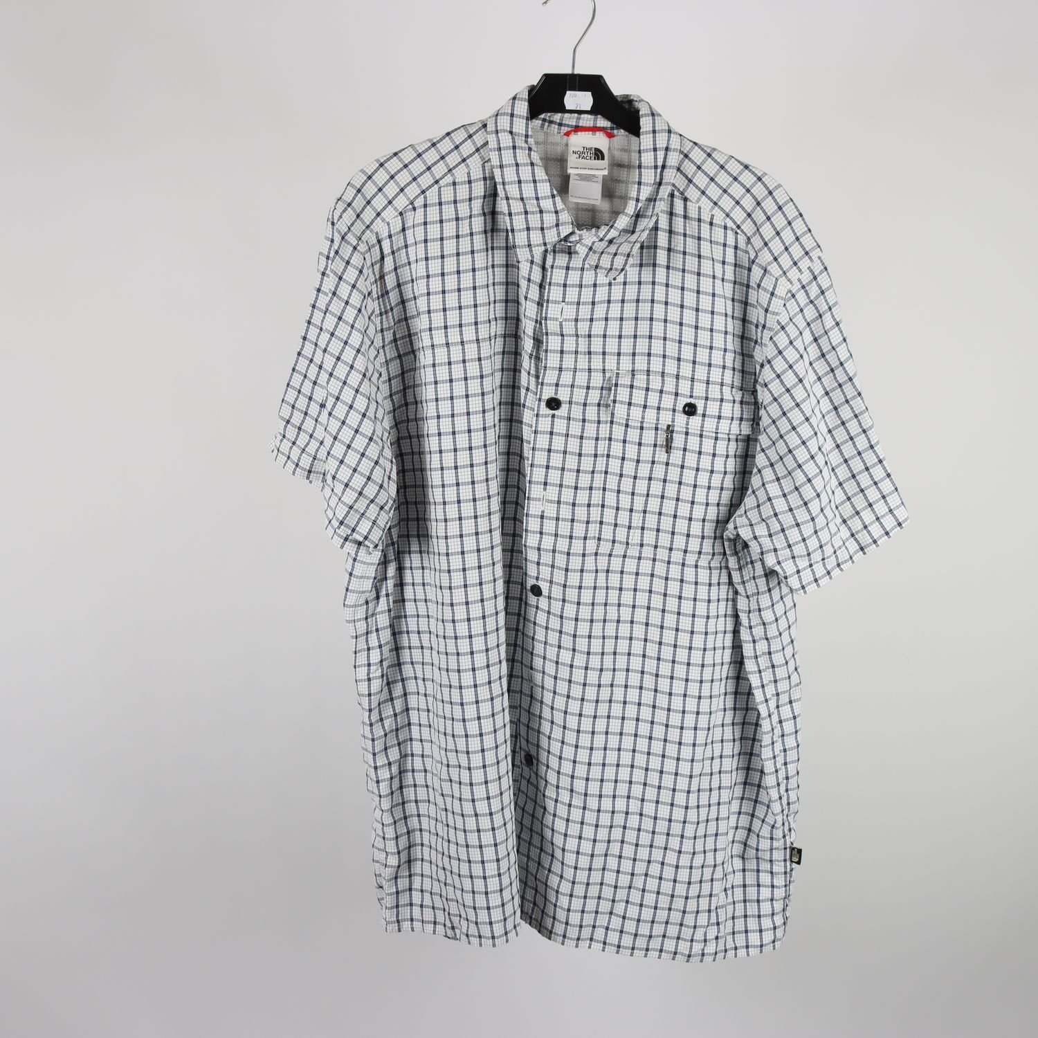 Skjorta, The North Face, rutig, blå, vit, stl. XL