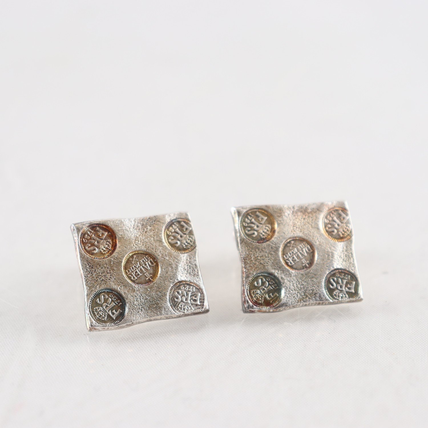 Manschettknappar, Märkta: Daler Silfmynt