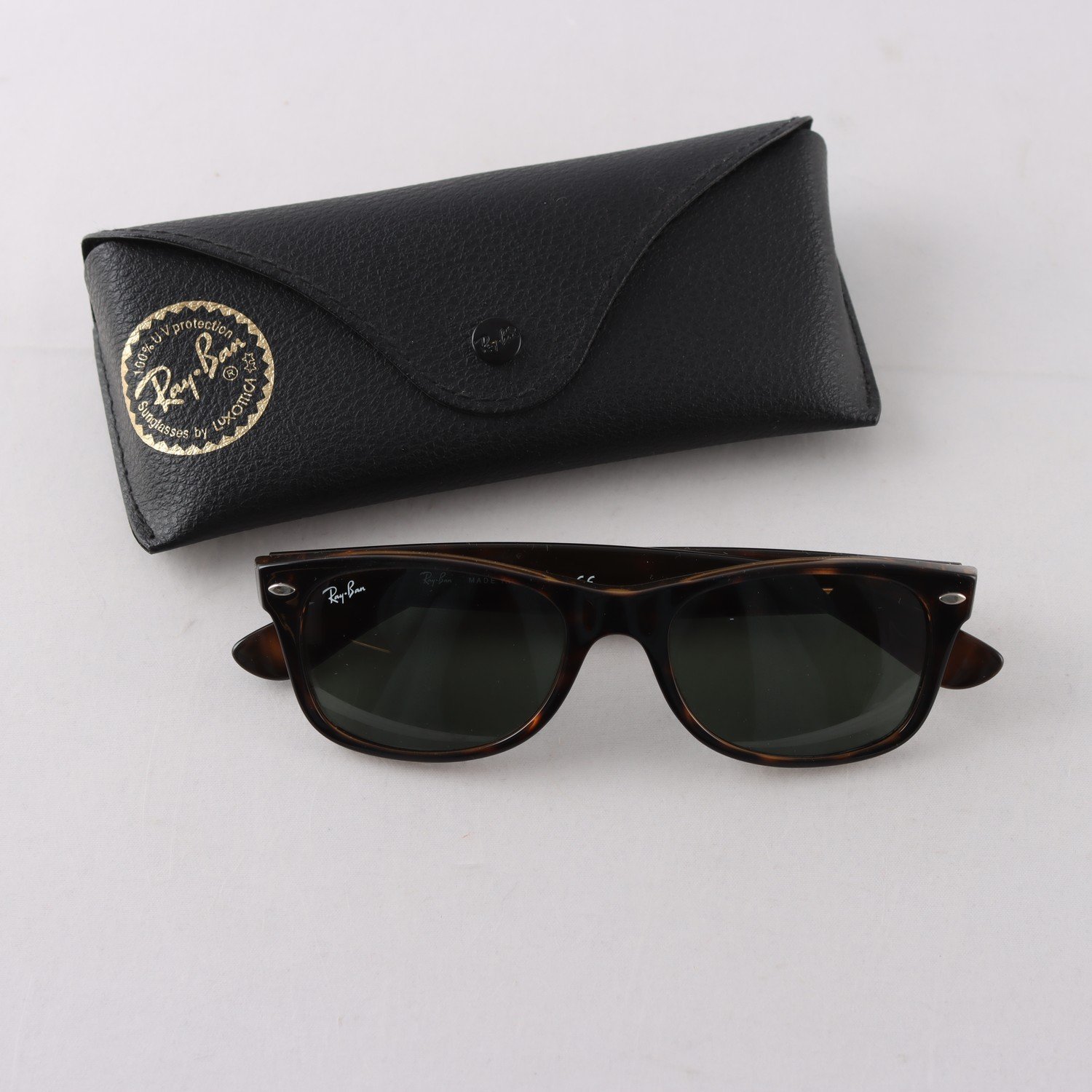 Solglasögon, acetat, Ray Ban New Wayfarer, bruna
