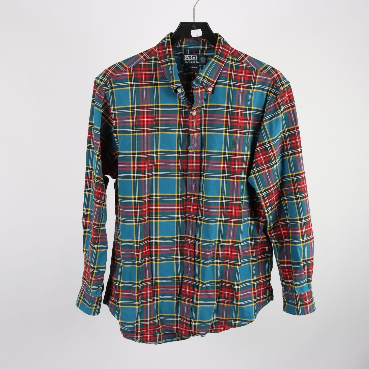 Skjorta, Polo Ralph Lauren, rutig, blå, röd, stl. L