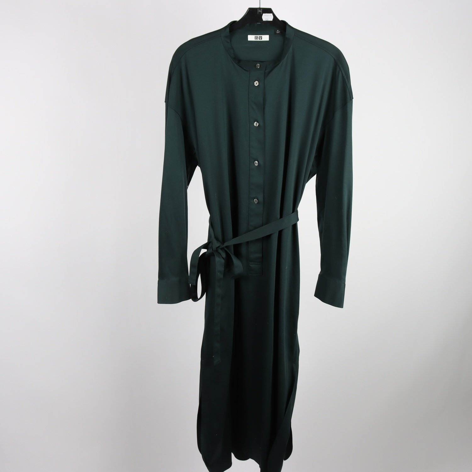 klänning, Uniqlo, grön, trikå, stl. M