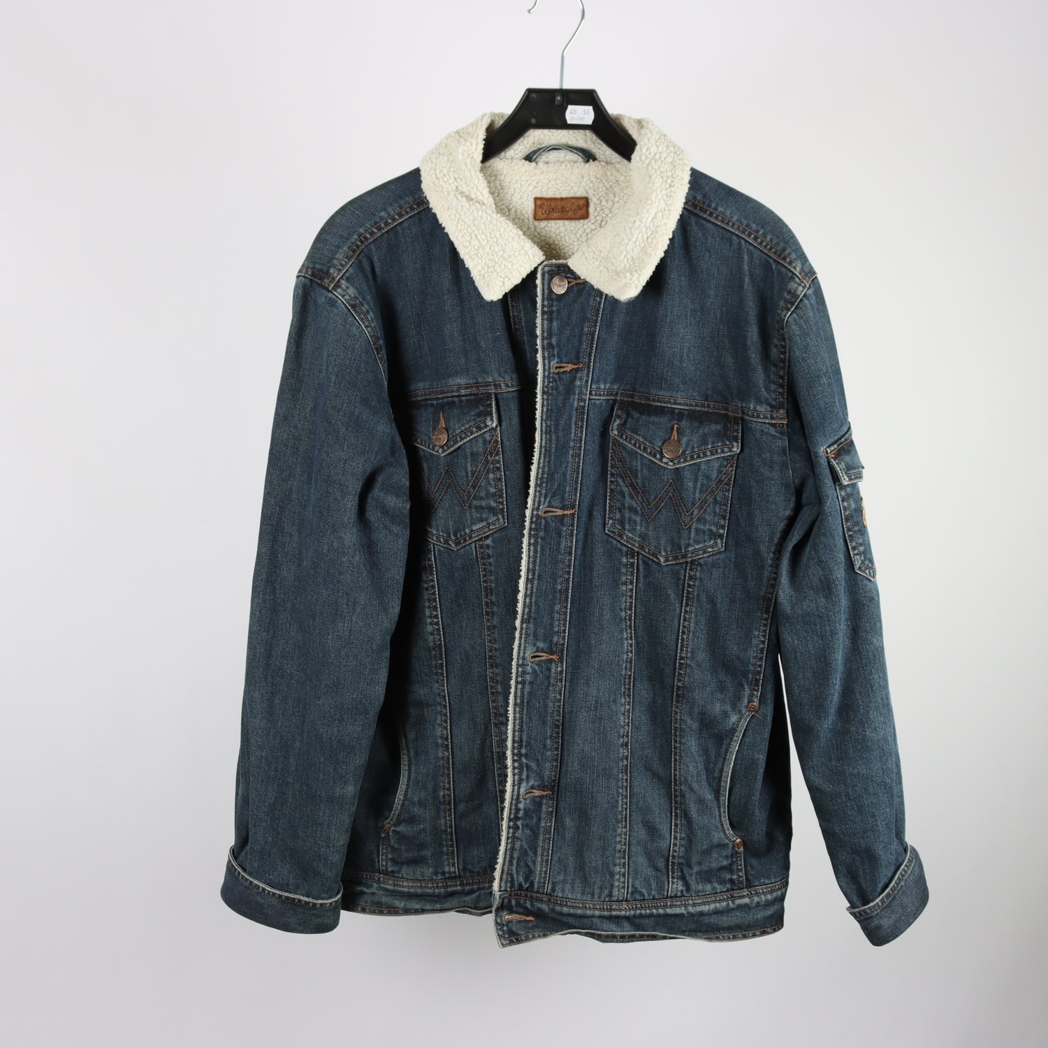 Fodrad jeansjacka, Wrangler, stl. XL