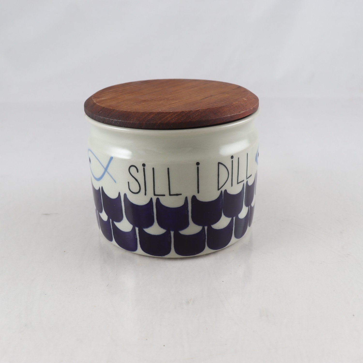 Burk, Rörstrand, ”Sill i dill”, Marianne Westman.