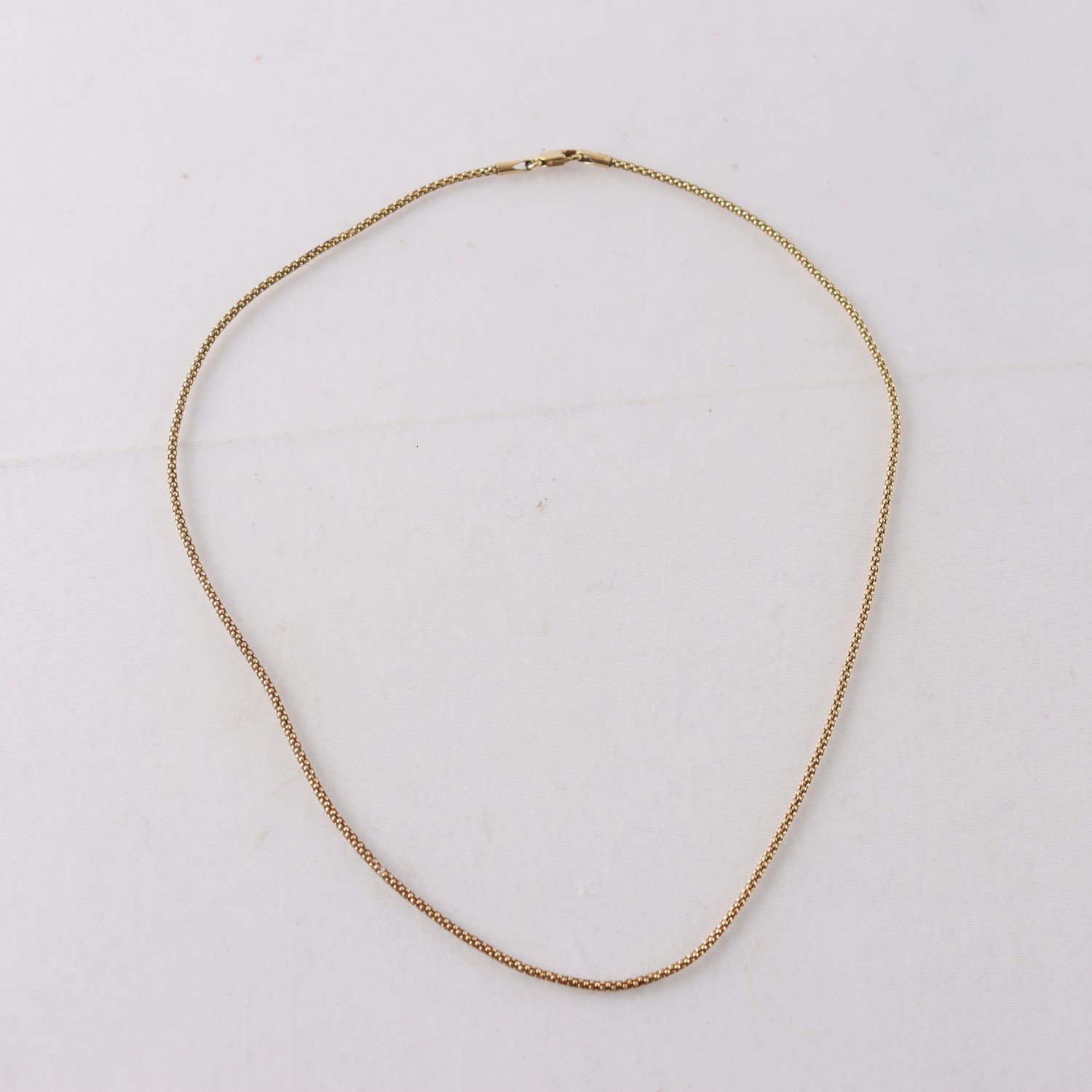 Halsband, länk, guld 18k, vikt: 4.4 g