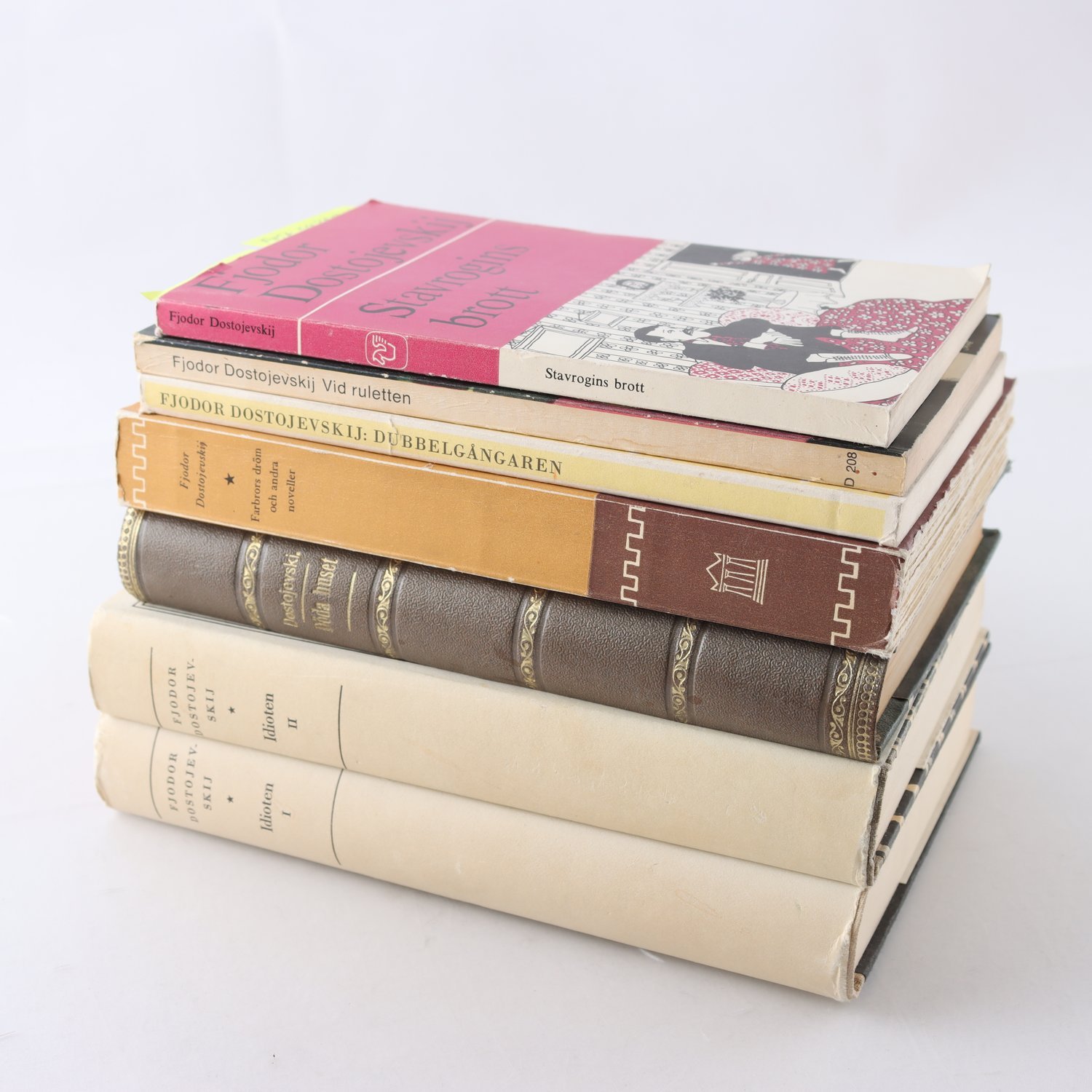 Fjodor Dostojevskij, bokpaket med 7 volymer