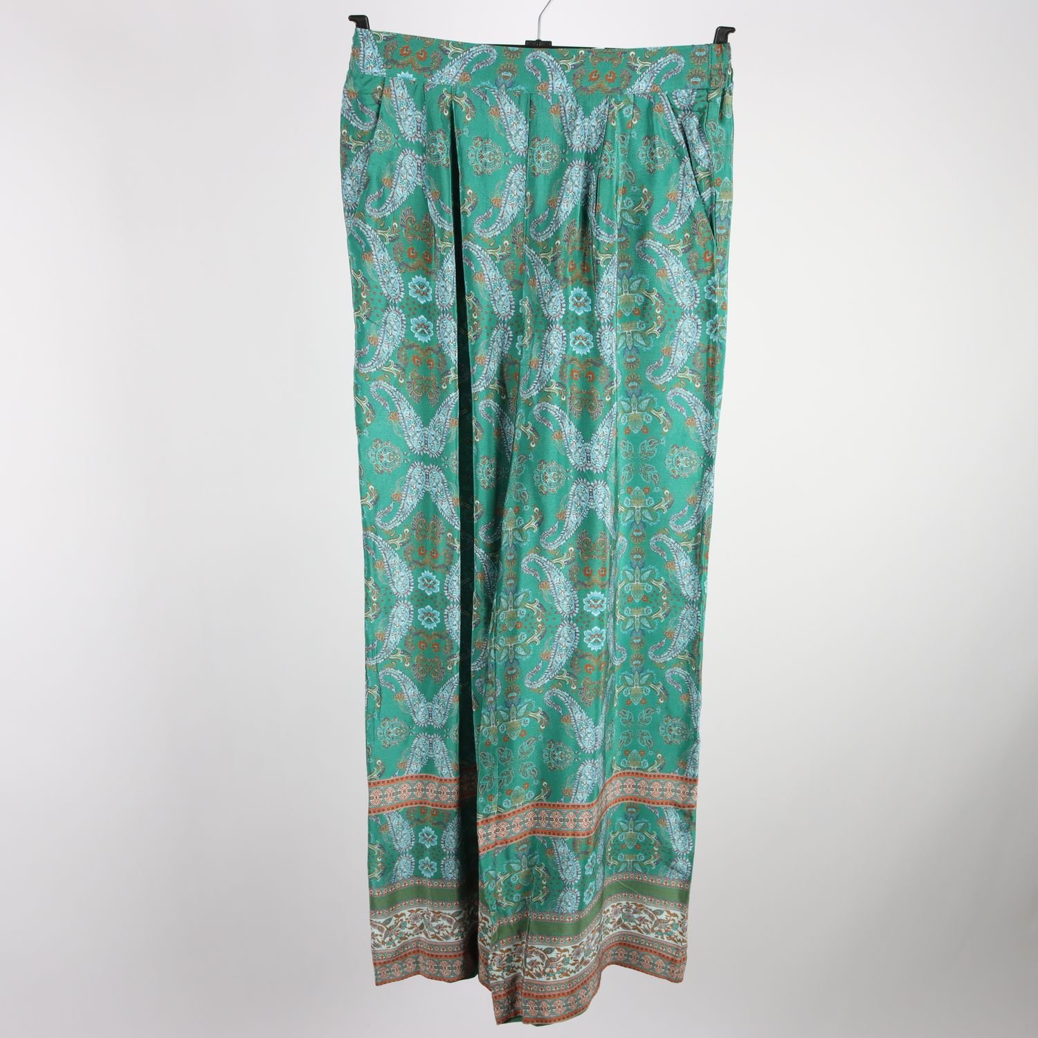 Byxor, Jewels by Indiska, grön, mönstrad, stl. S