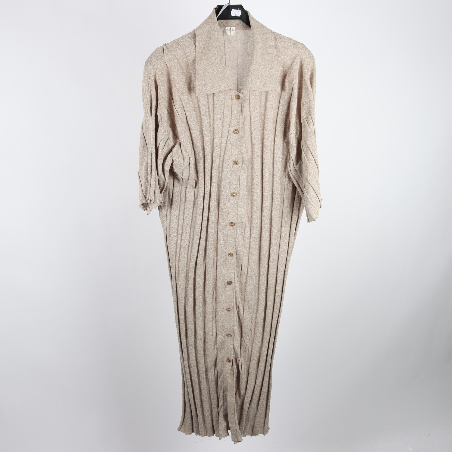 Stickad klänning, Arket, beige, stl. M/L