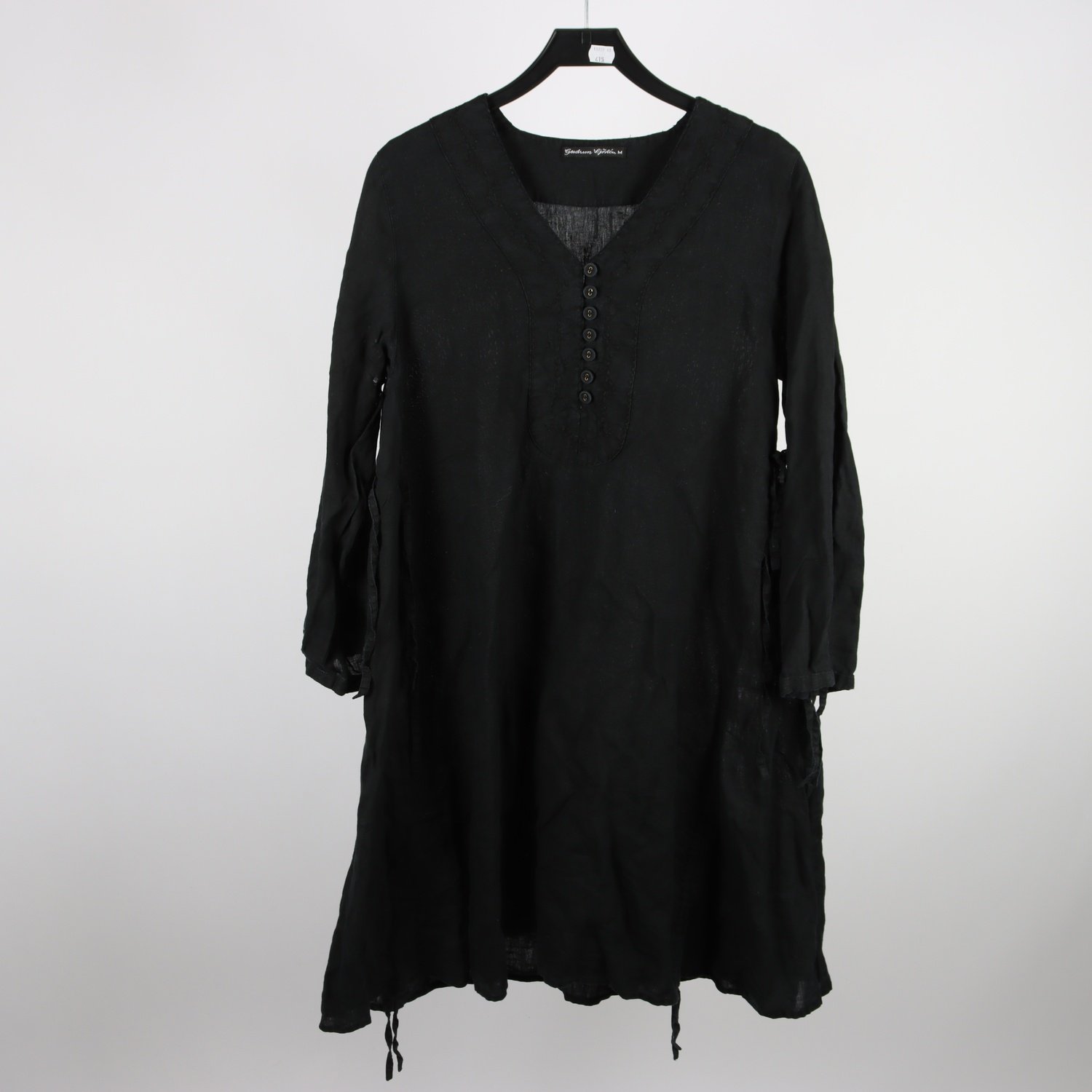 Linneklänning, Gudrun Sjödèn, svart, stl. M