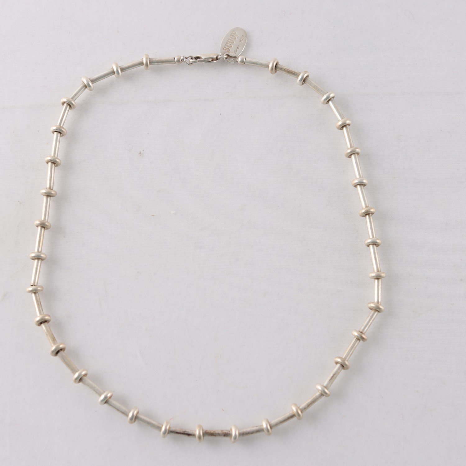 Halsband, silver 925, Scoop, vikt: 20.0g