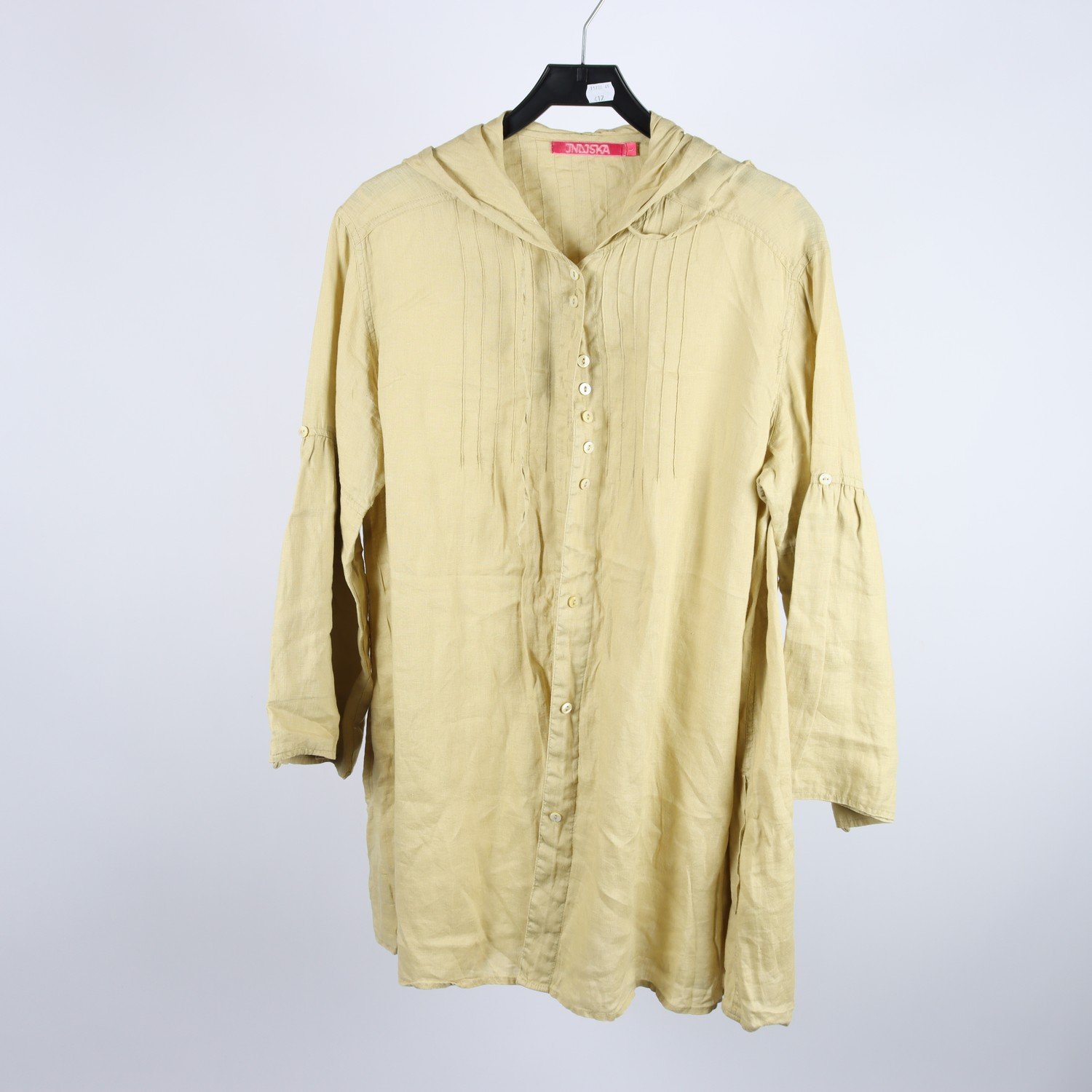 Tunika, Indiska, gul, 100% linne, stl. L