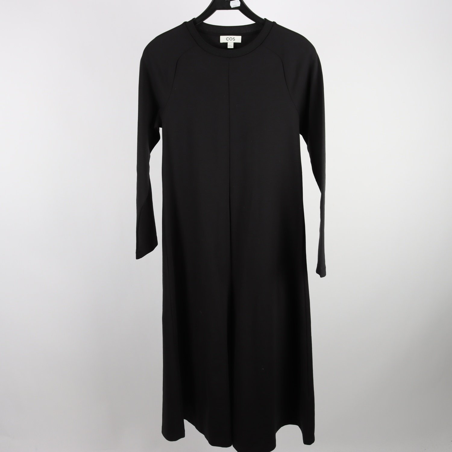 Klänning, COS, svart, trikå, stl. M