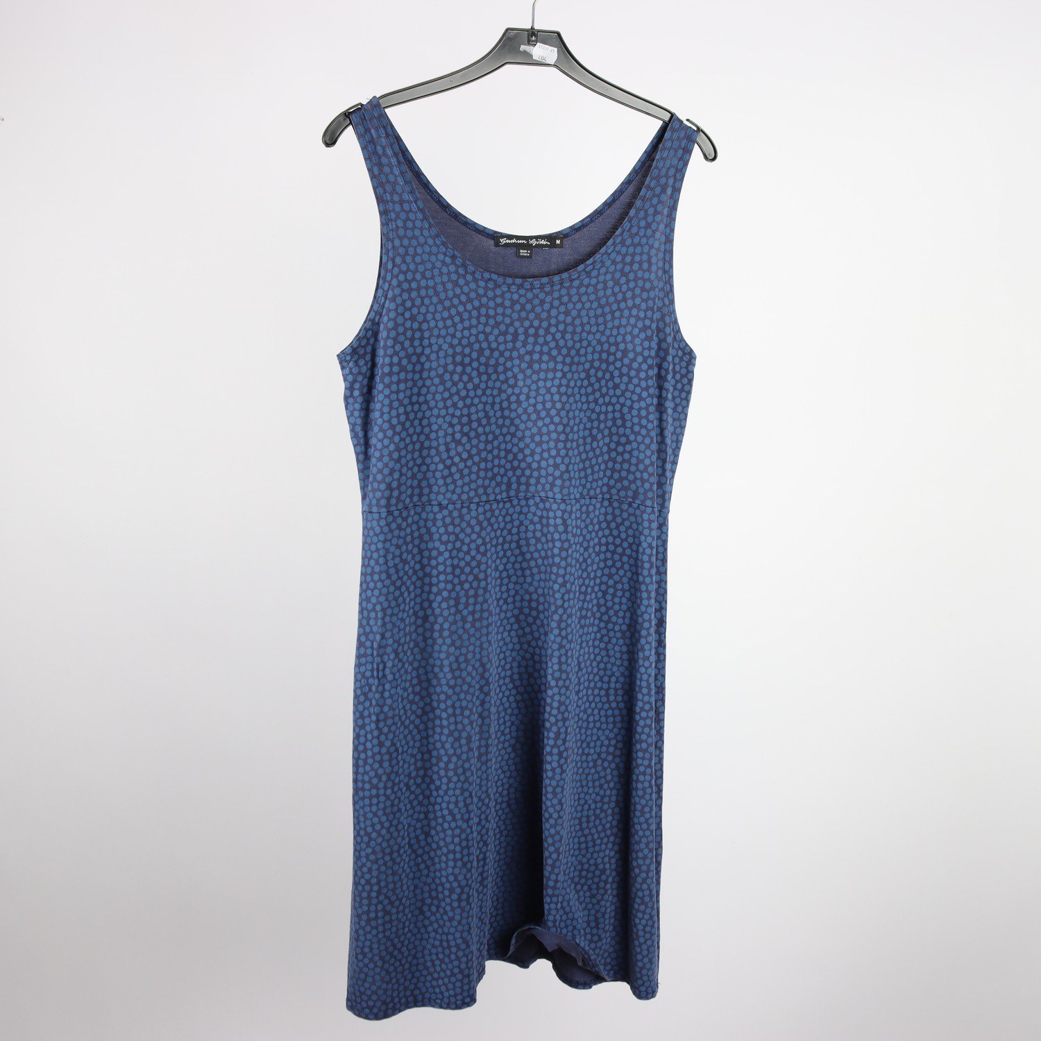 Klänning, Gudrun Sjödèn, blå, prickig, stl. M