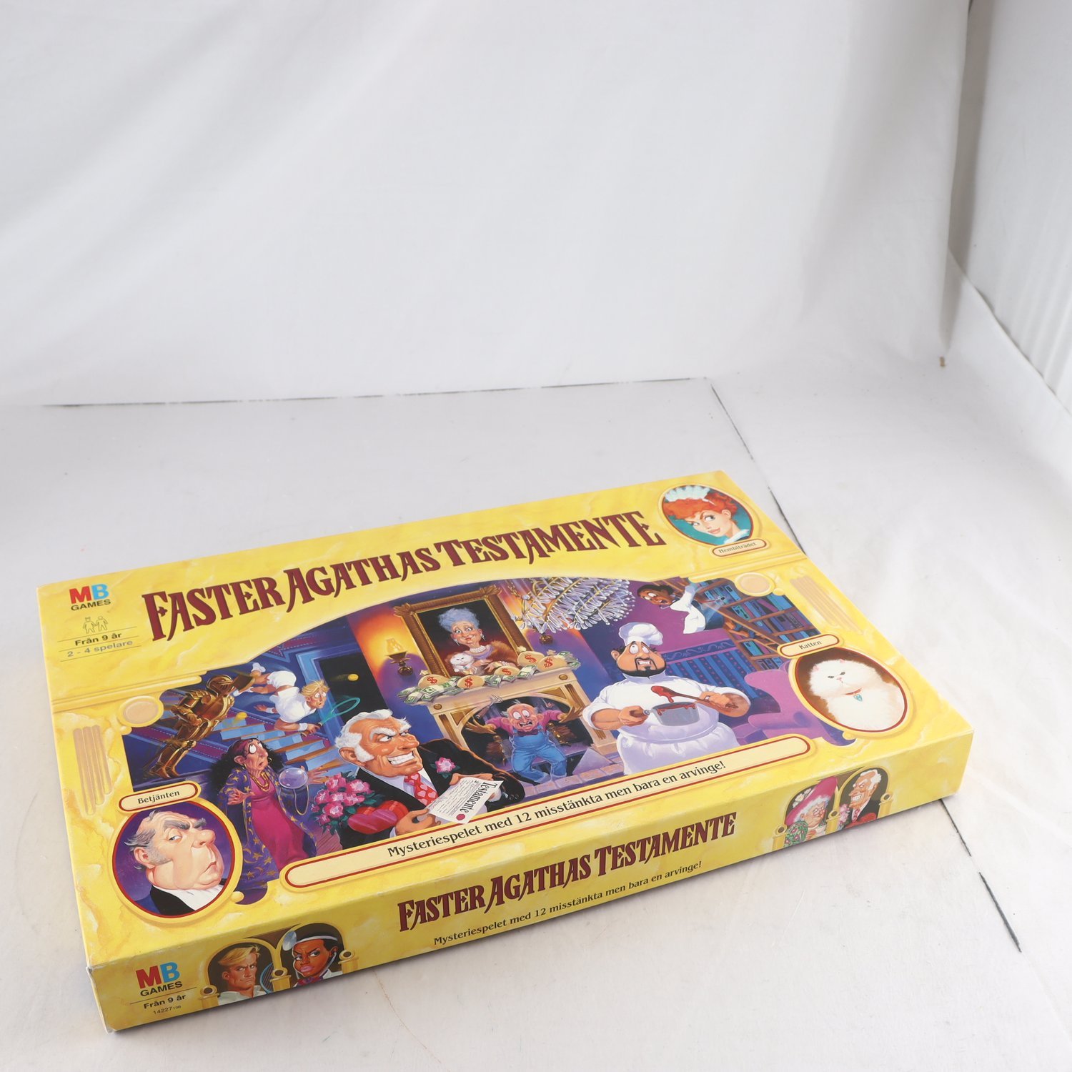 Spel,Faster agathas testamente, mb.