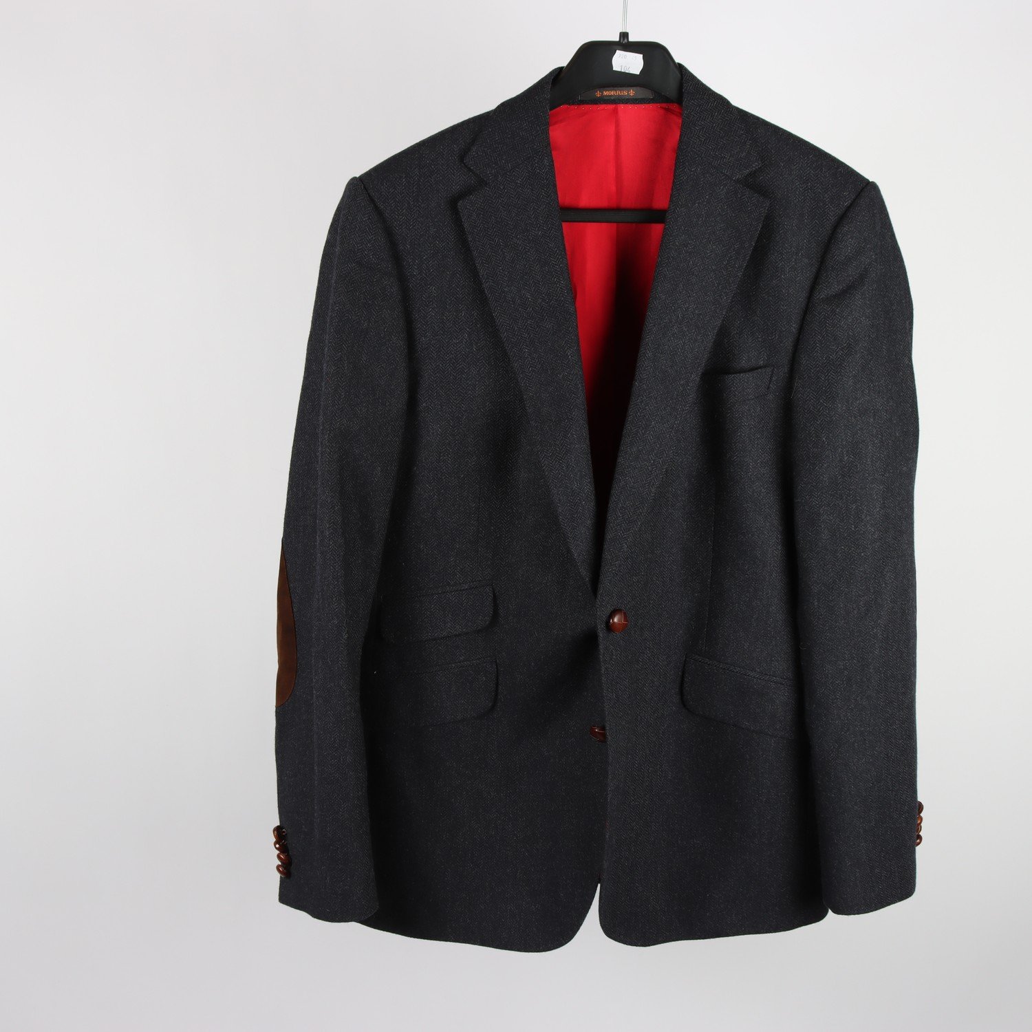 Kavaj, Morris, svartspräcklig, 68% ull, stl. 50