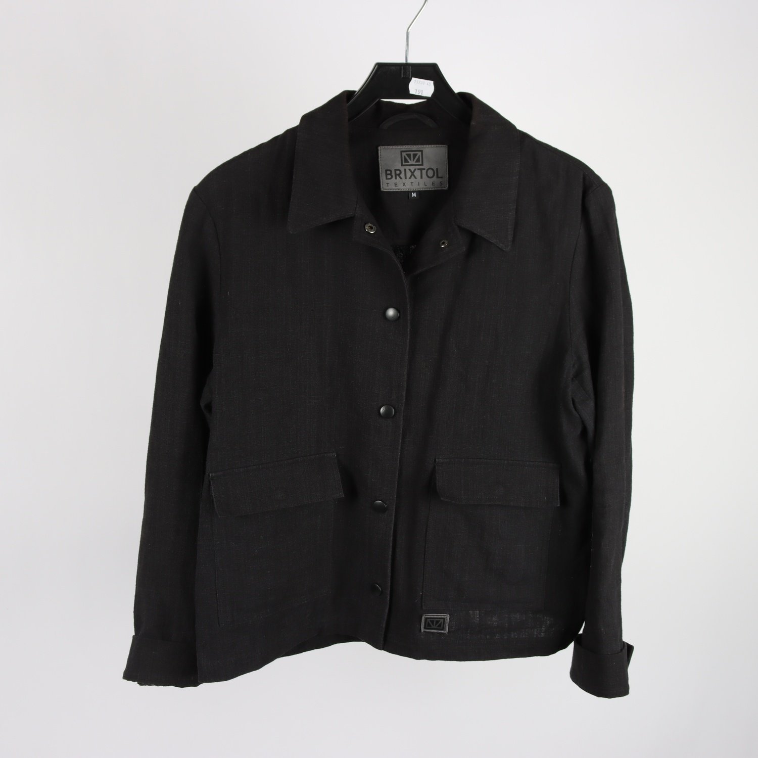 Jacka, Brixtol, svart, 95% linne, stl. M