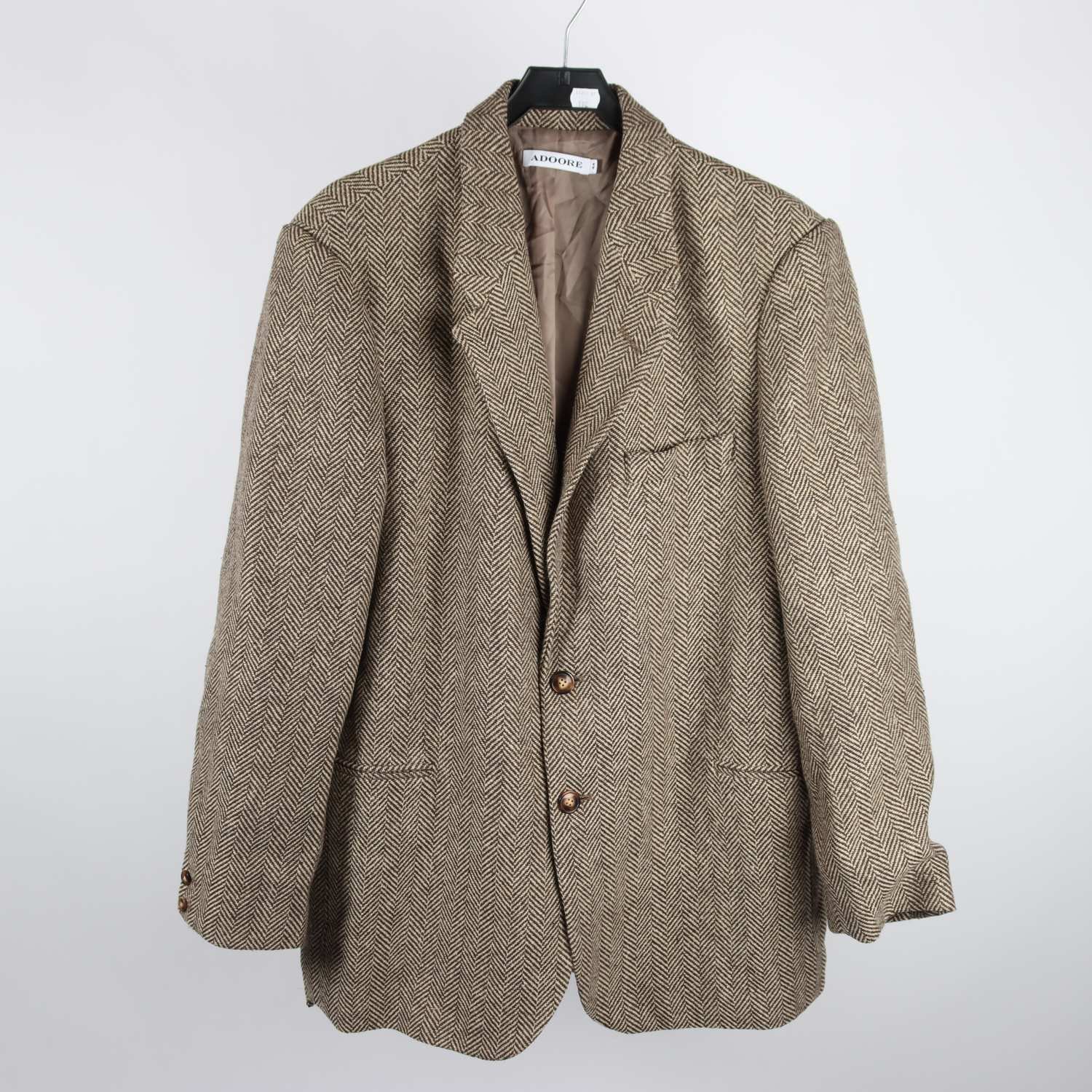 Kavaj, Adoore, brun, mönstrad, stl. 44