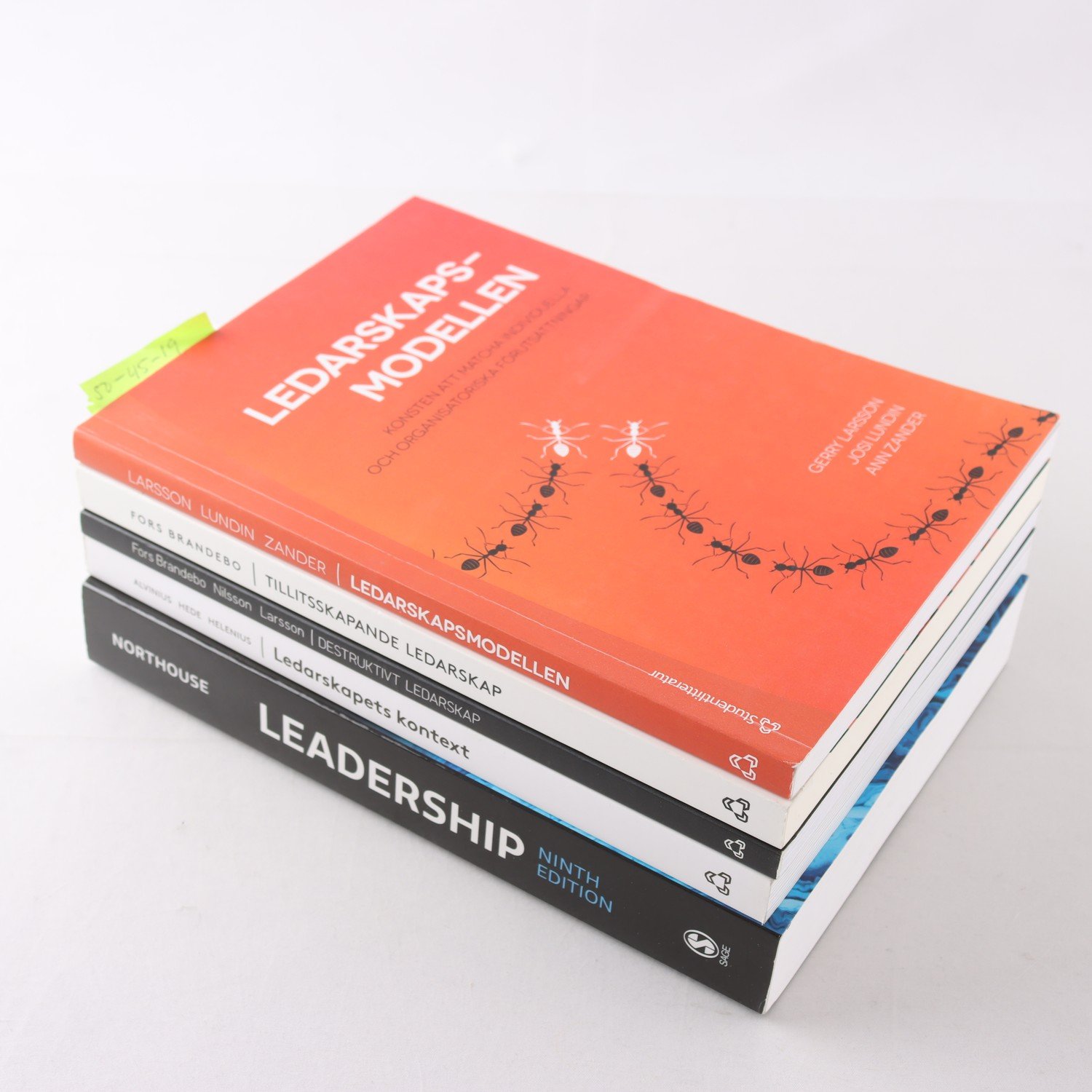 Ledarskap, bokpaket med 5 kursböcker