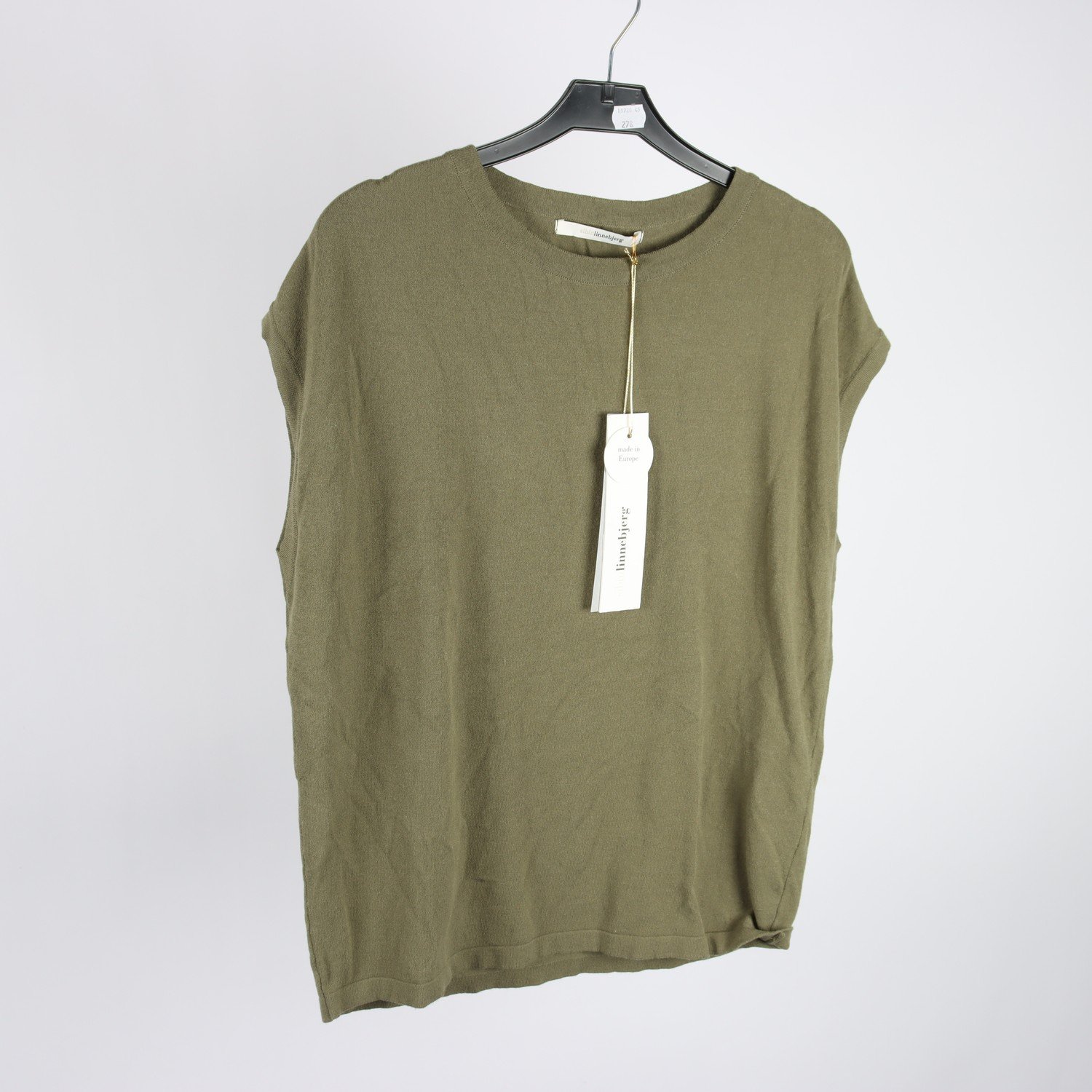 Tröja/väst, Sibin Linnebjerg, grön, stl. M