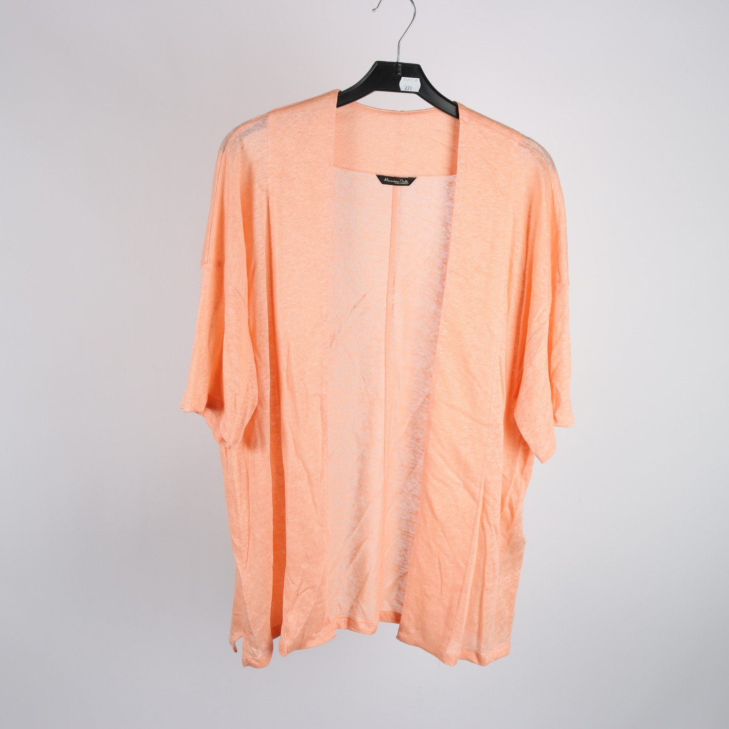 Kofta, Massimo Dutti, aprikos, 100% linne, stl. M