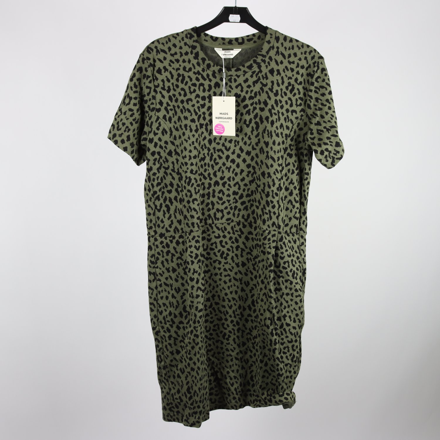 Klänning, Mads Nørgaard, grön, svart, stickad, stl. M