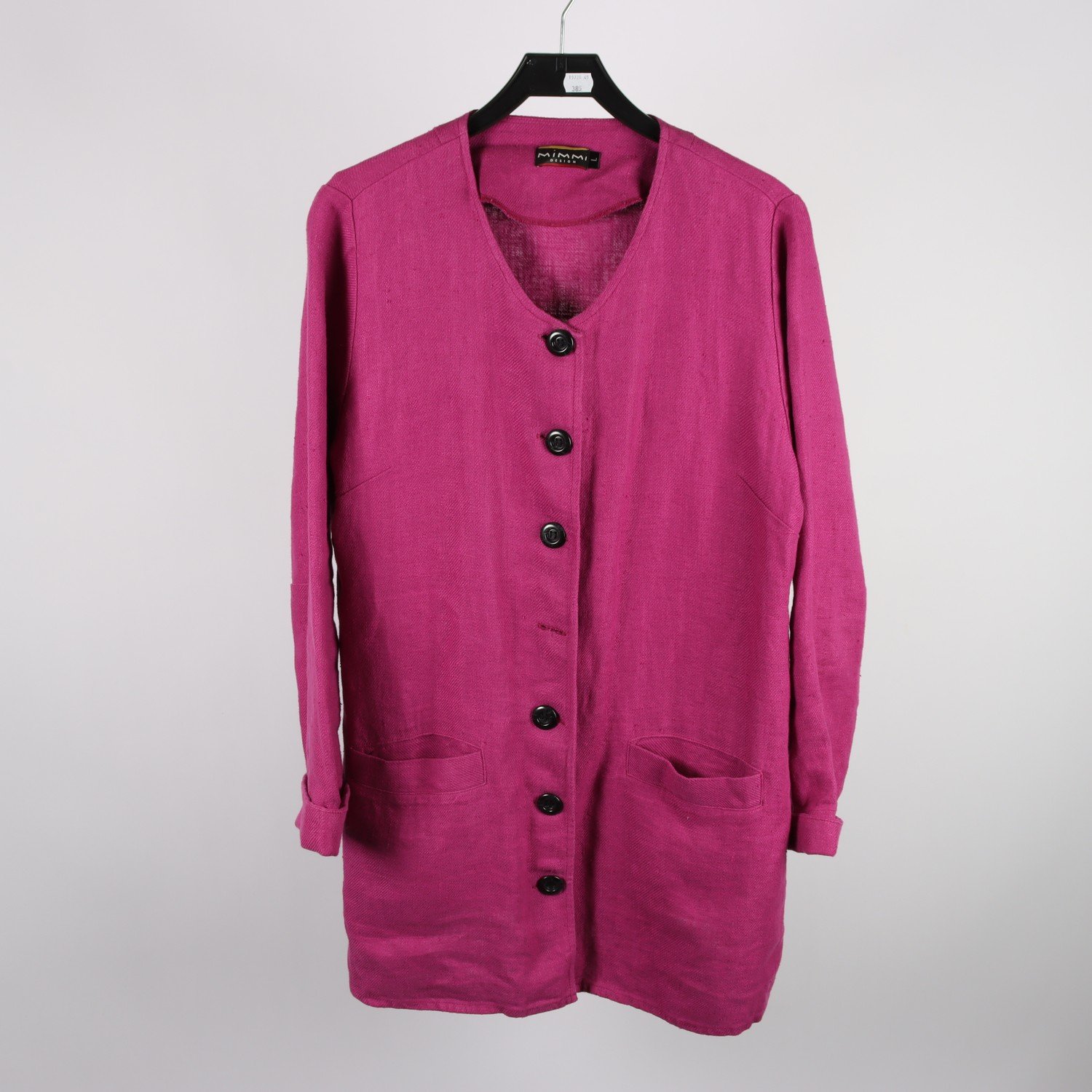 Jacka, Mimmi Design, rosa, 100% linne, stl. L