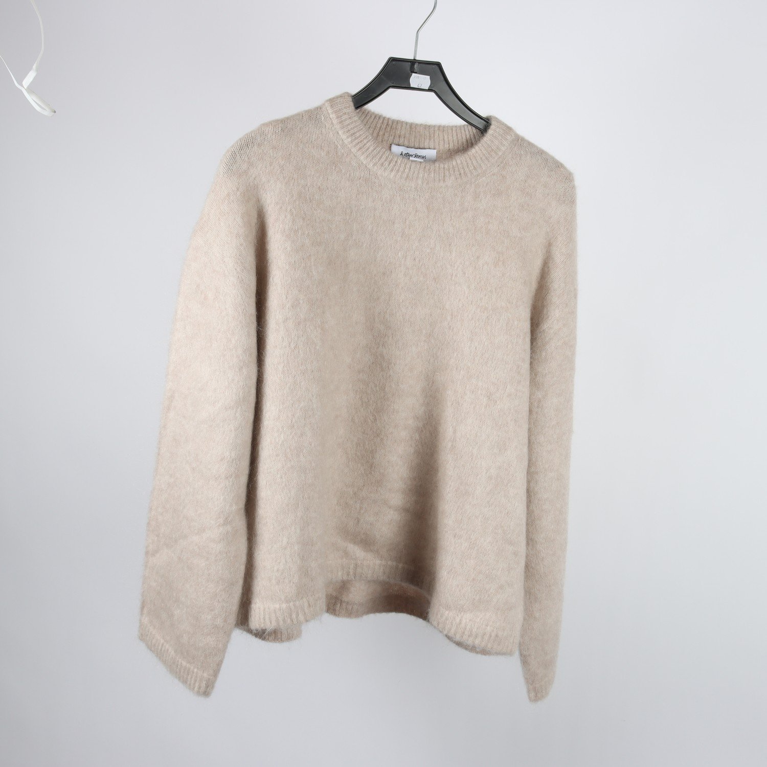 Stickad kofta, & Other Stories, beige, 32% mohair, stl. L