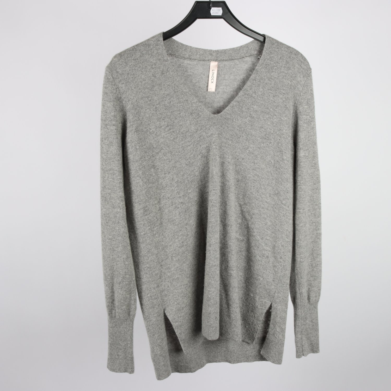 Stickad tröja, Lindex, 100% kashmir, stl. M