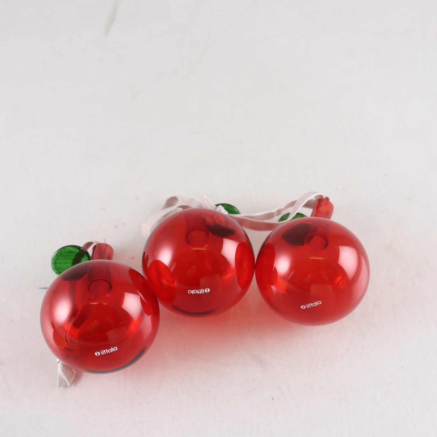 Hängen, glas, Iittala, 3 st