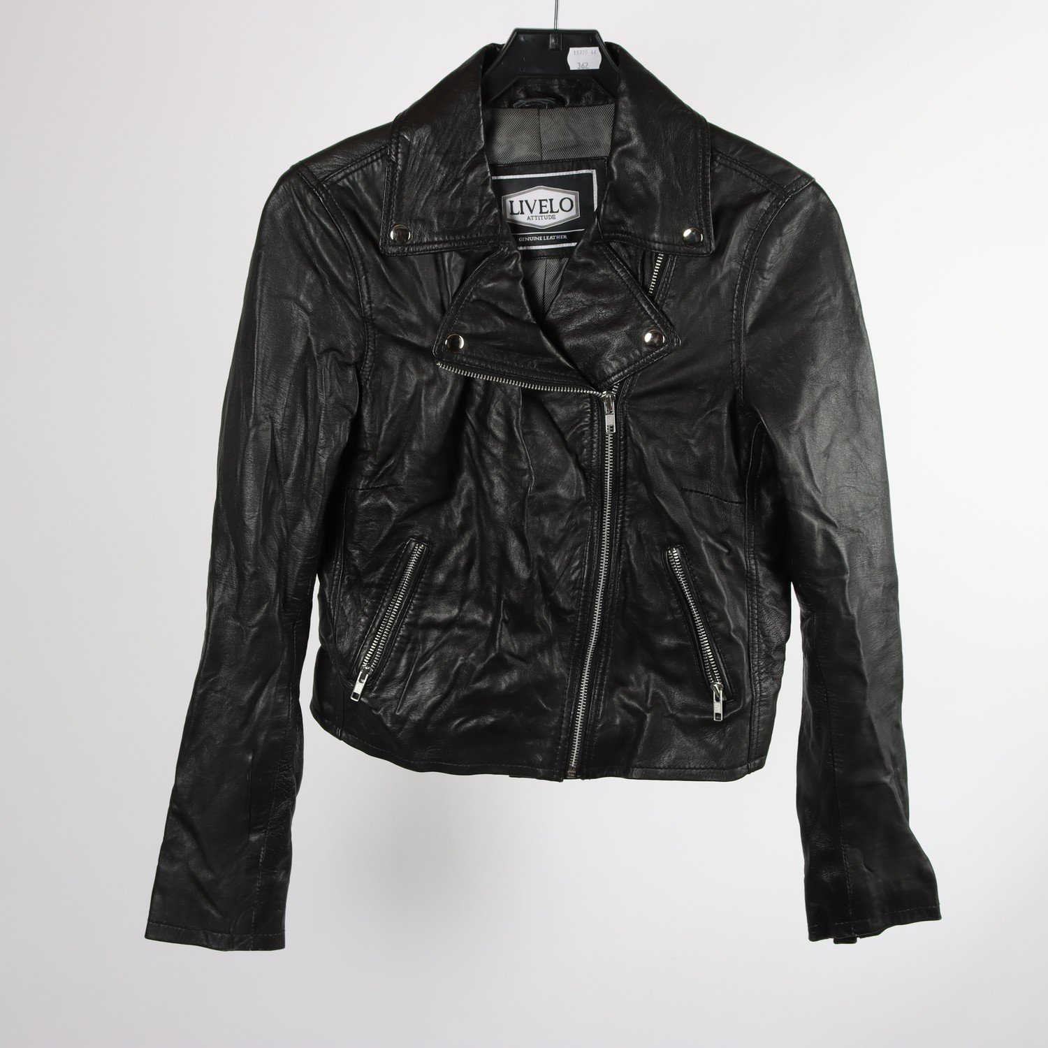 Skinnjacka, Livelo, svart, stl. 40