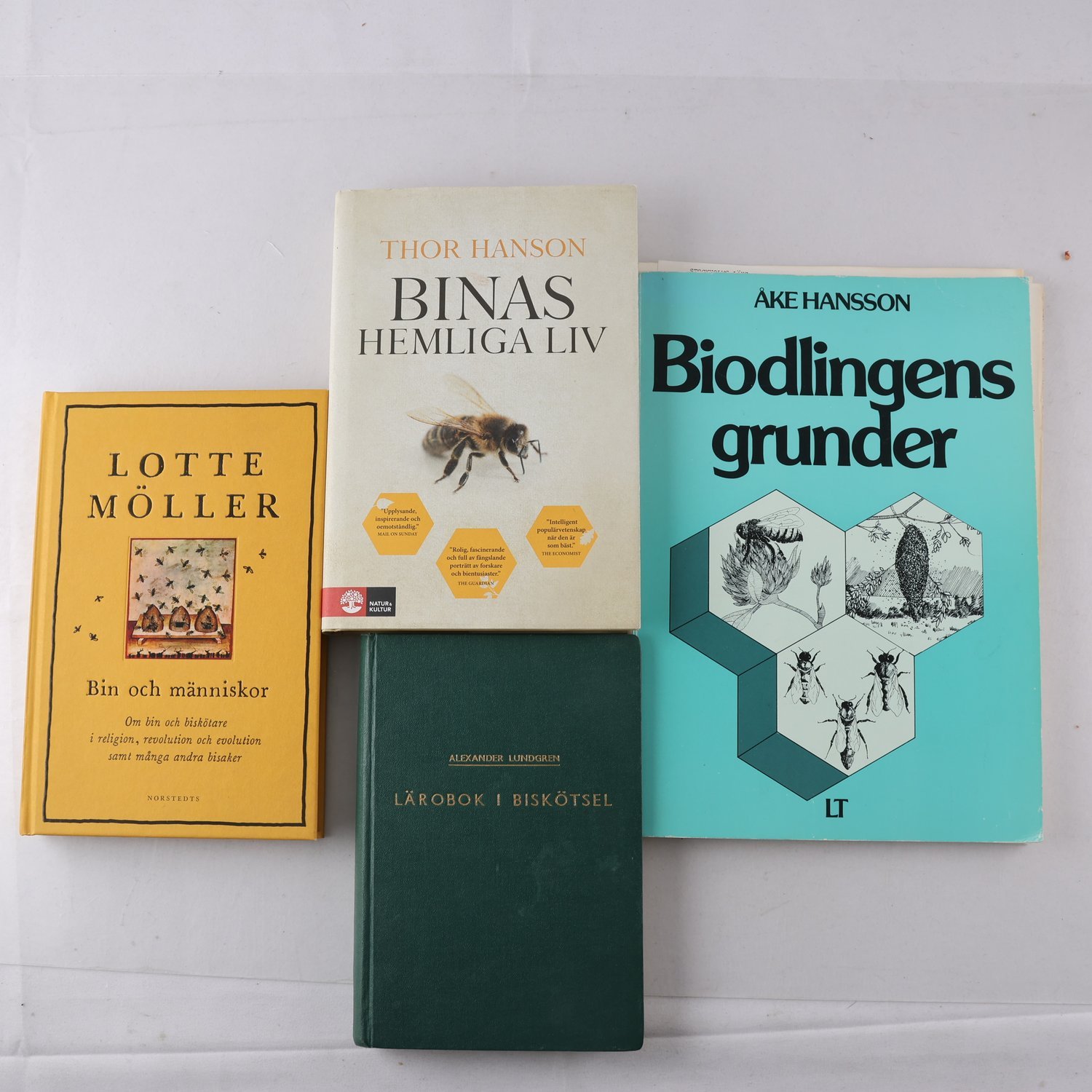 Bin och biodling, bokpaket med 4 volymer