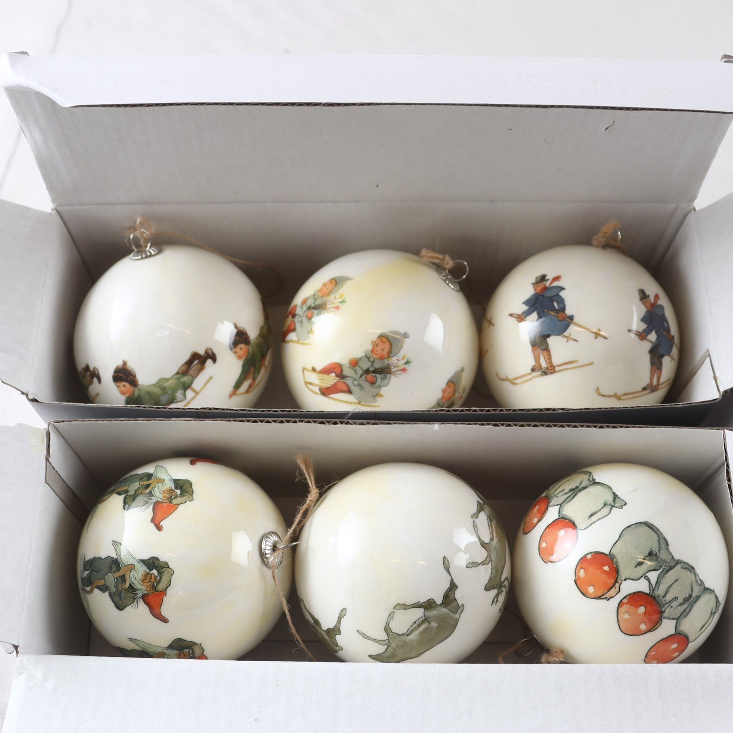 Julgranskulor, Elsa Beskow, 12 st